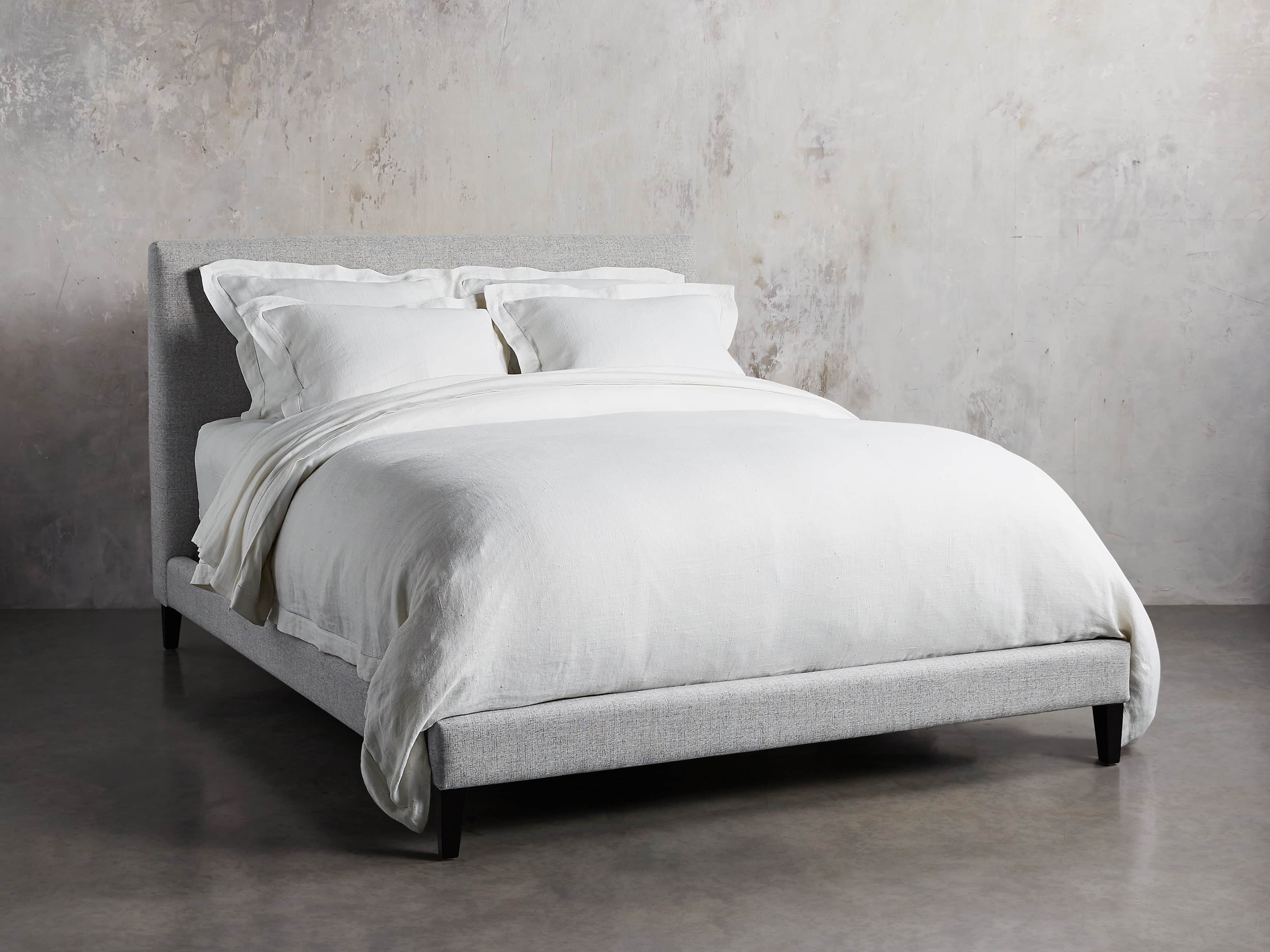 Beck King Bed in Windsor Cement, slide 1 of 6