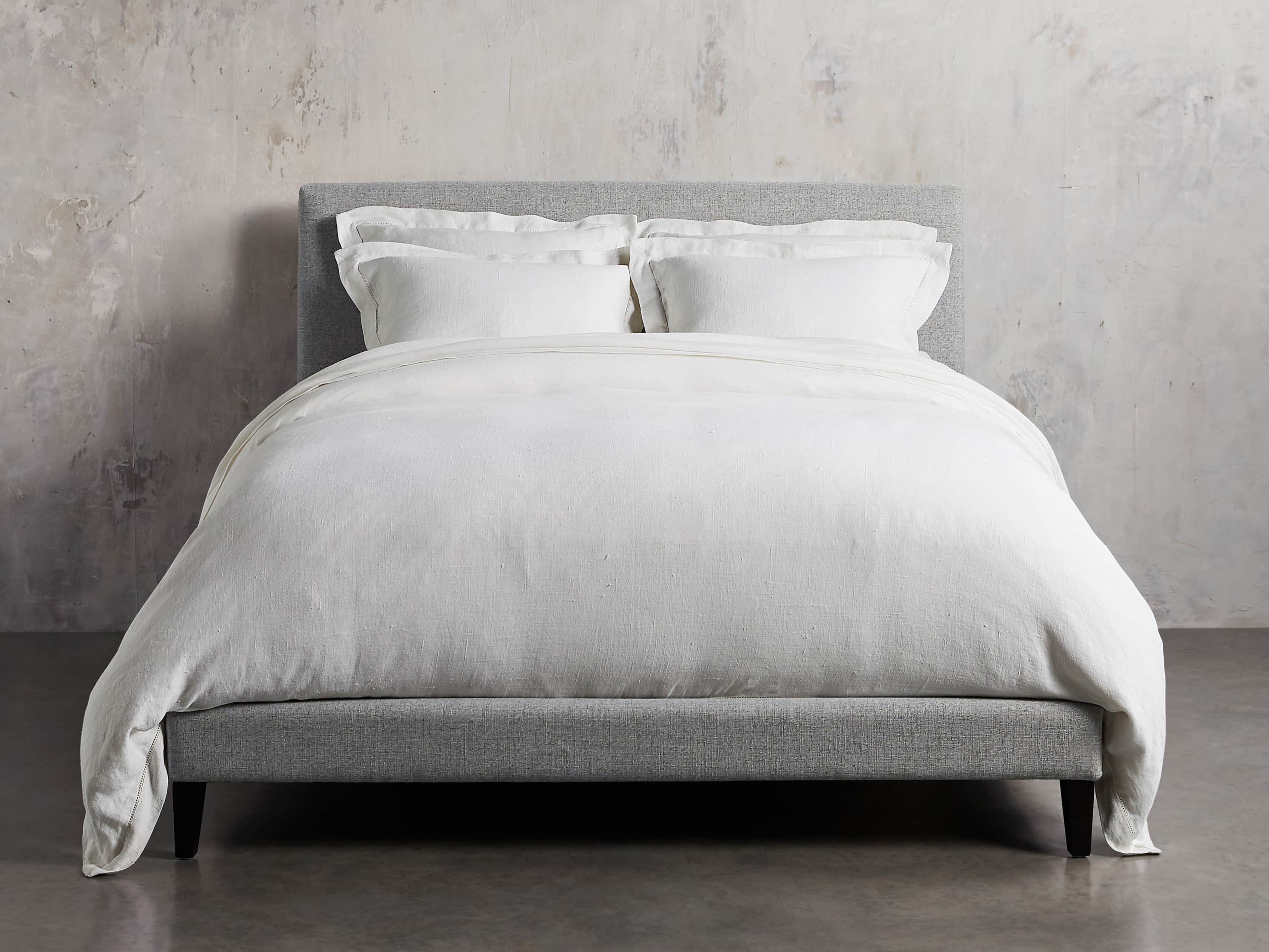 Beck King Bed in Windsor Cement, slide 3 of 6