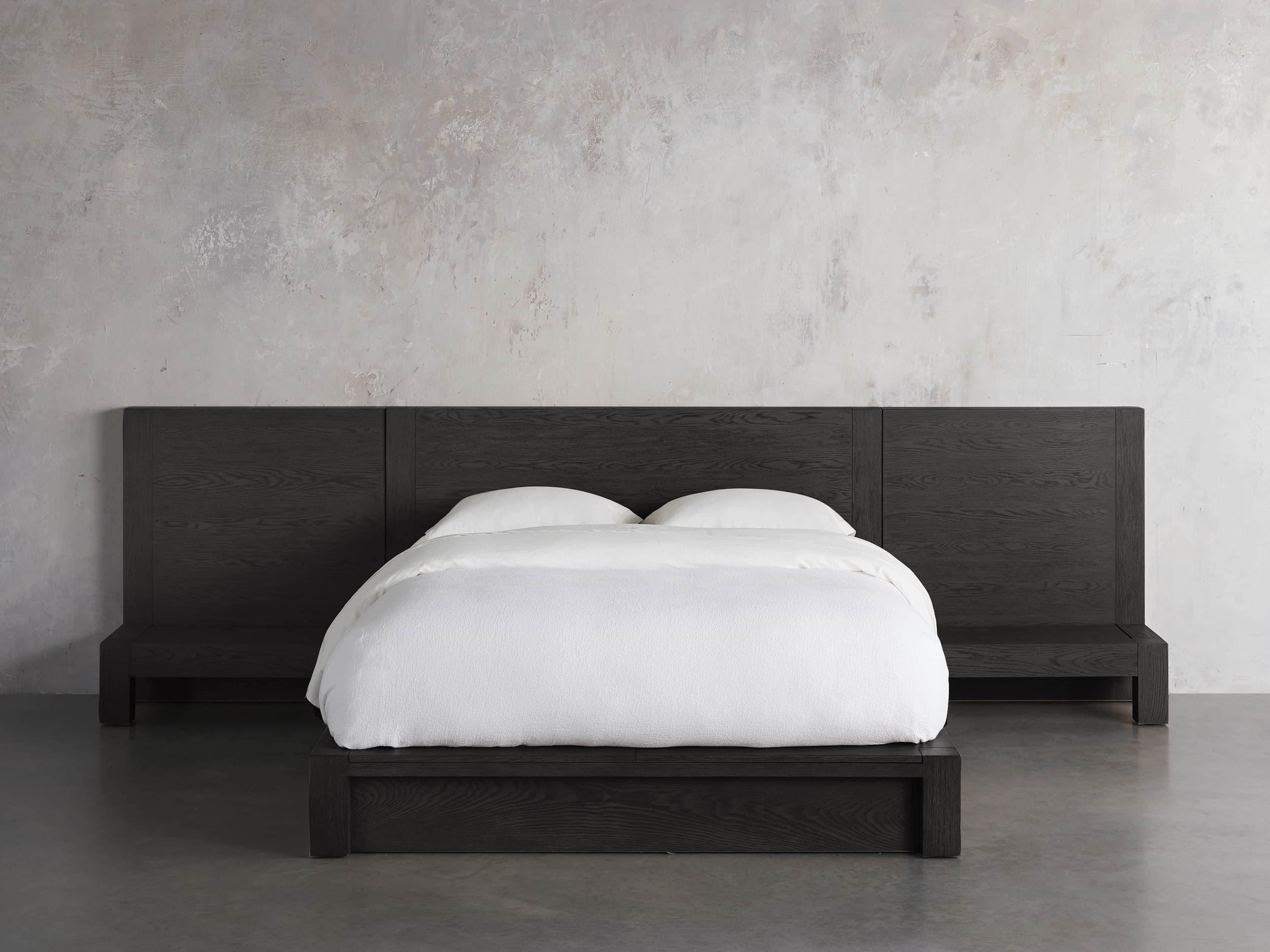 Bodhi 140" Extended Queen Storage Bed in Ebony, slide 2 of 6