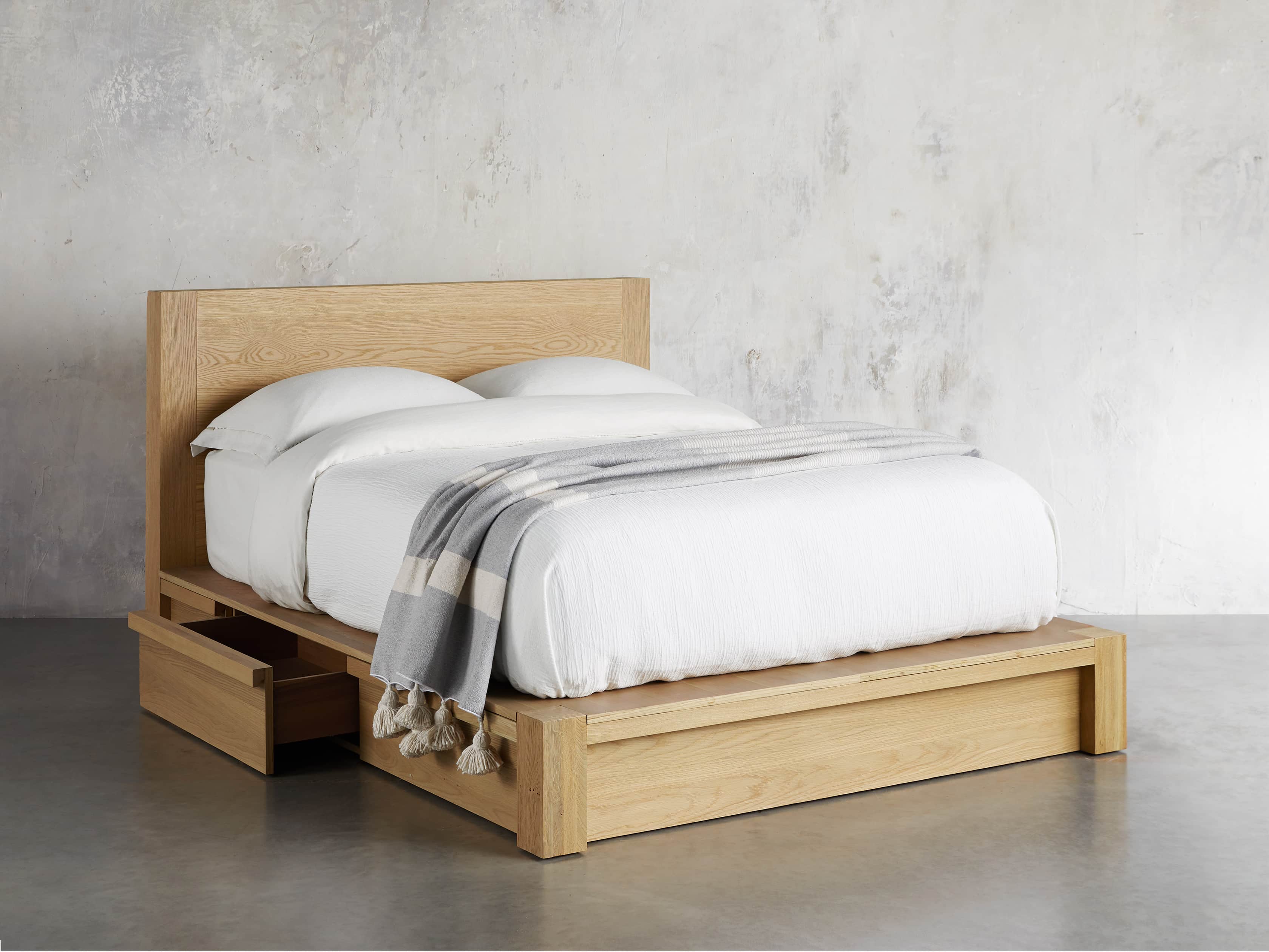 Bodhi 40" Queen Storage Bed in Natural