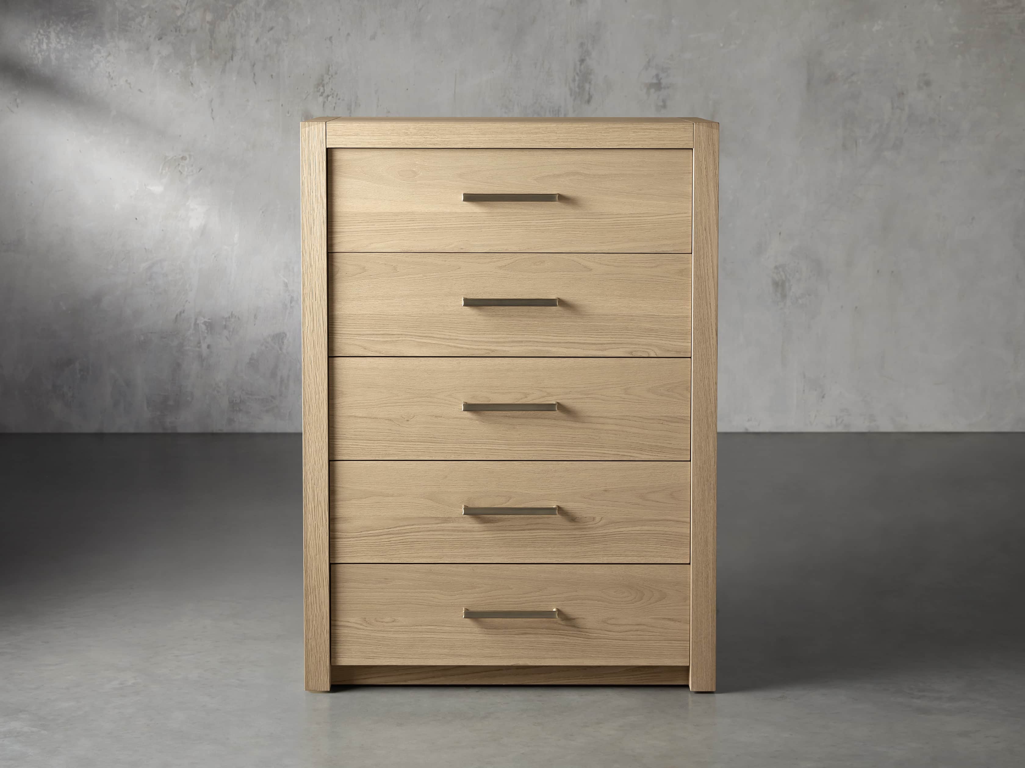 Bodhi 39" Five Drawer Dresser in Natural, slide 1 of 8