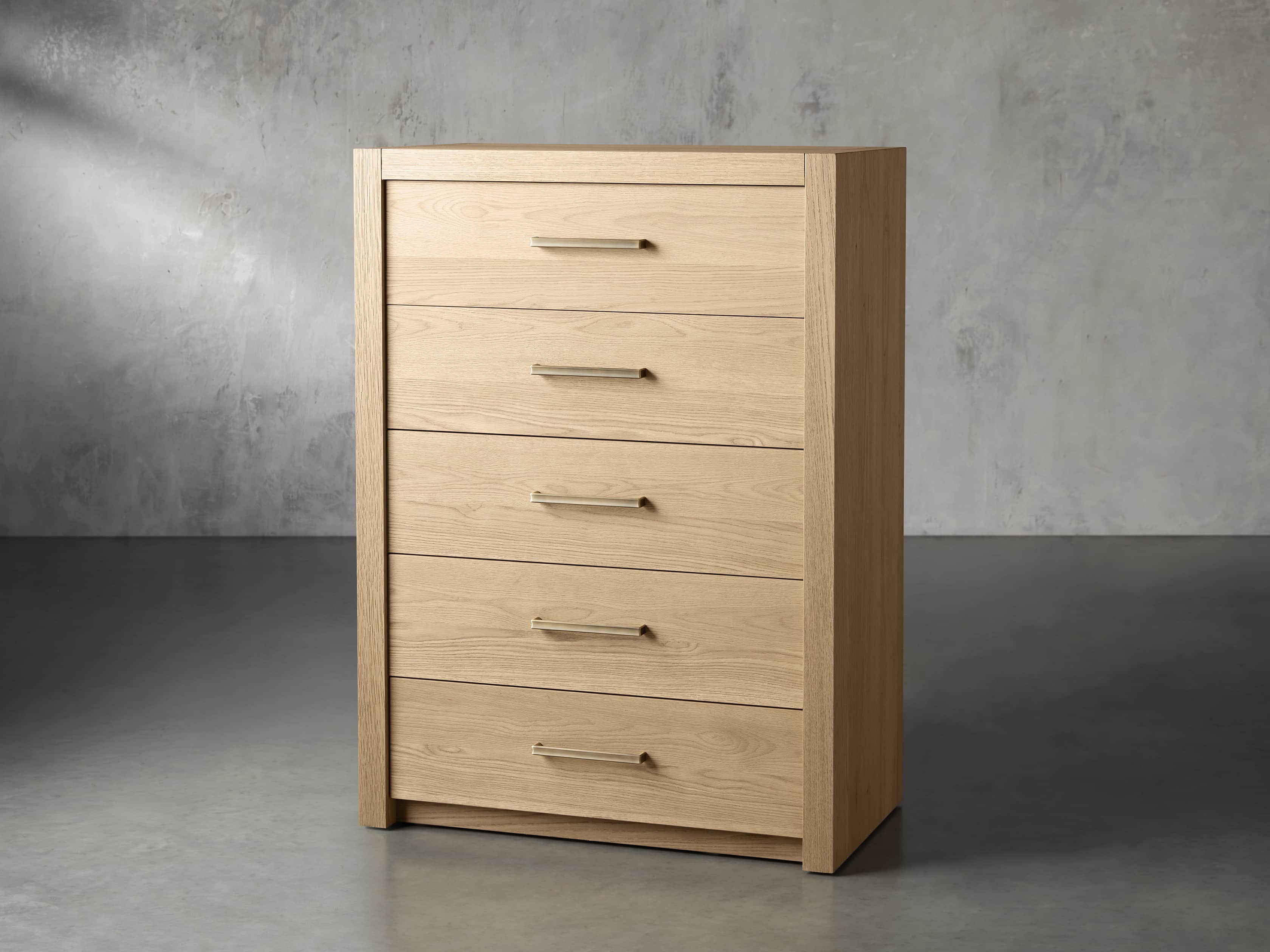 Bodhi 39" Five Drawer Dresser in Natural, slide 2 of 8