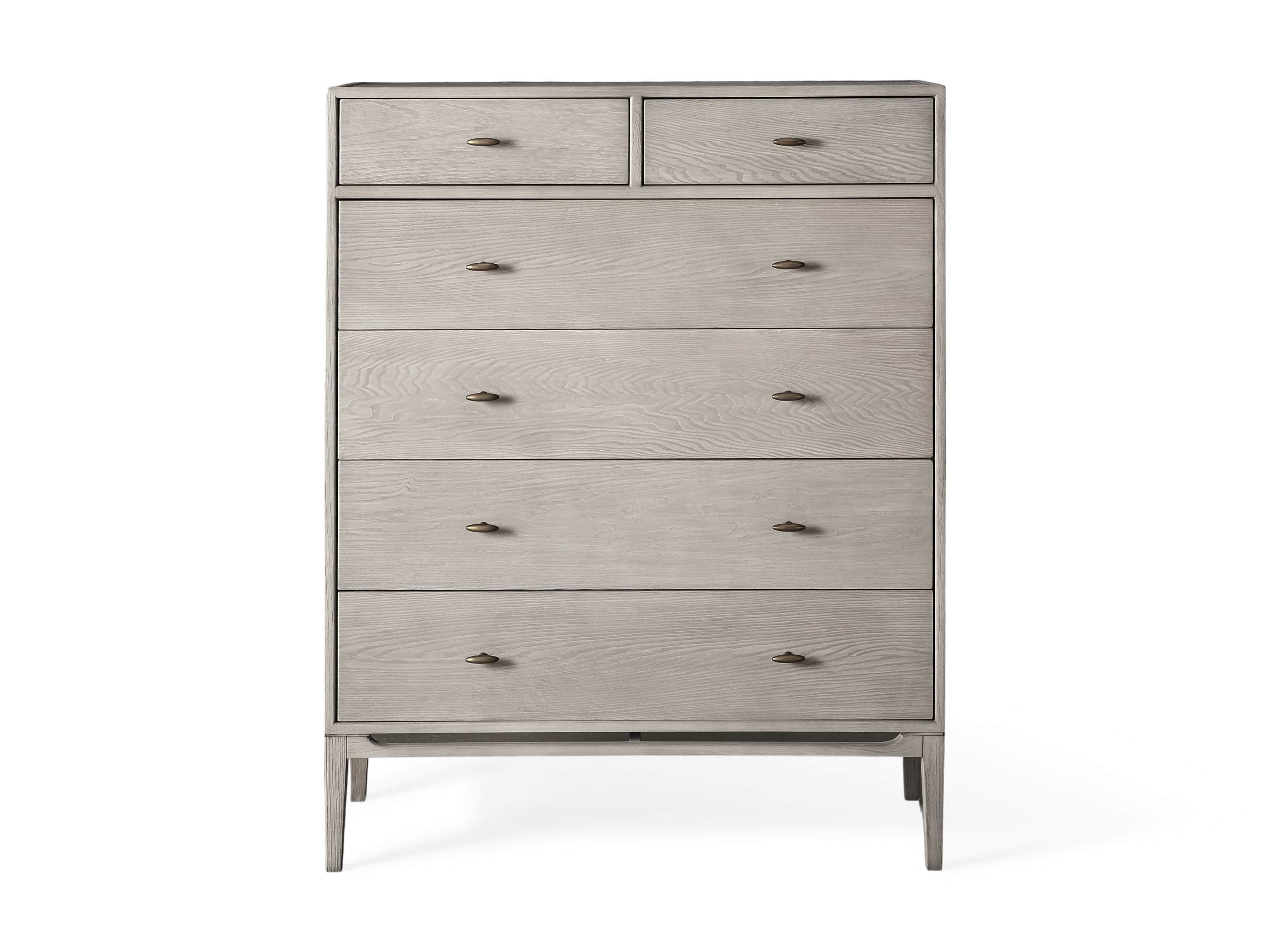 Brock Two over Four Tall Dresser in Boulder Grey, slide 5 of 6