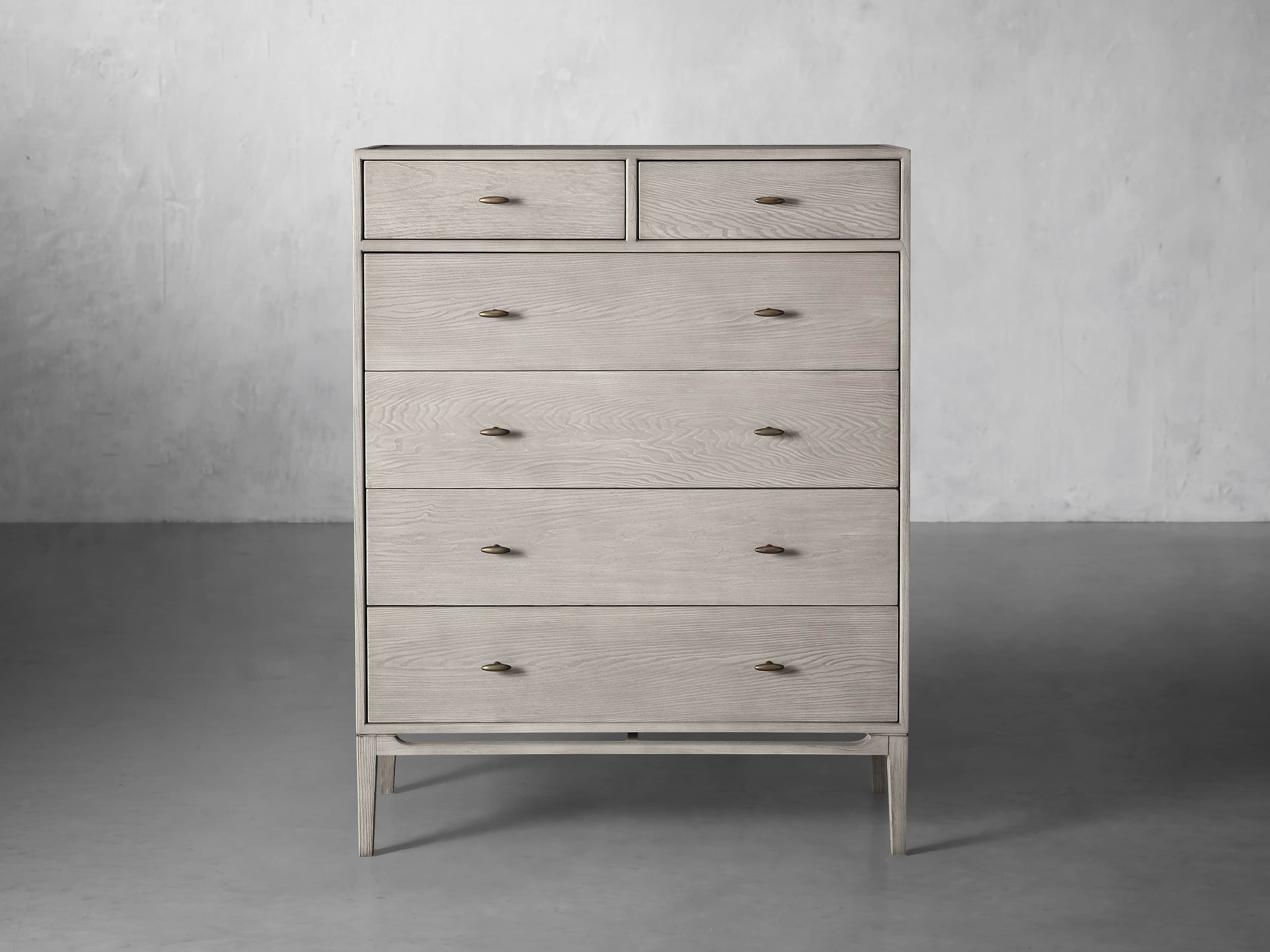 Brock Two over Four Tall Dresser in Boulder Grey, slide 1 of 6