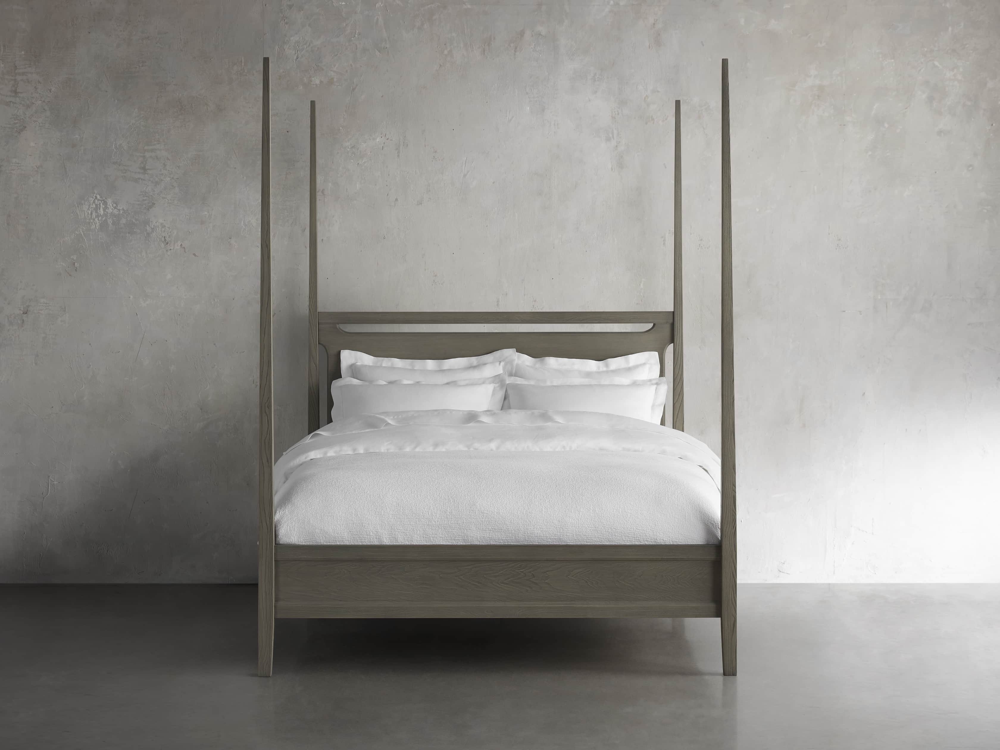 Brock King 4 Poster Bed in Boulder Grey, slide 2 of 7