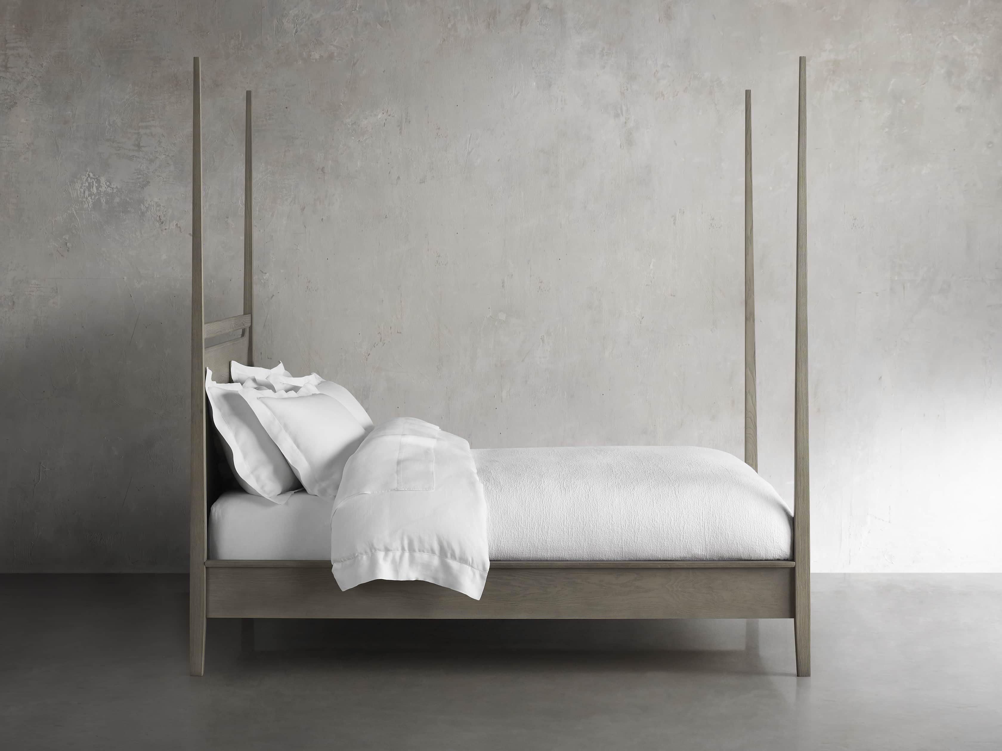 Brock King 4 Poster Bed in Boulder Grey, slide 3 of 7
