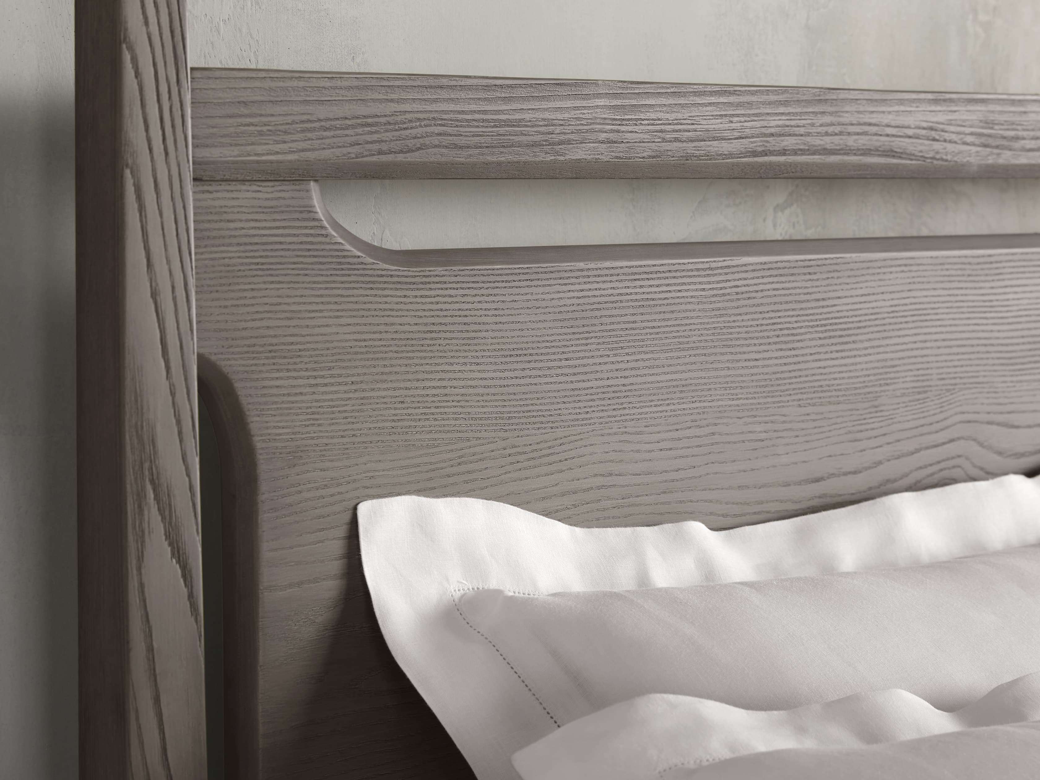 Brock Poster Bed in Boulder Grey