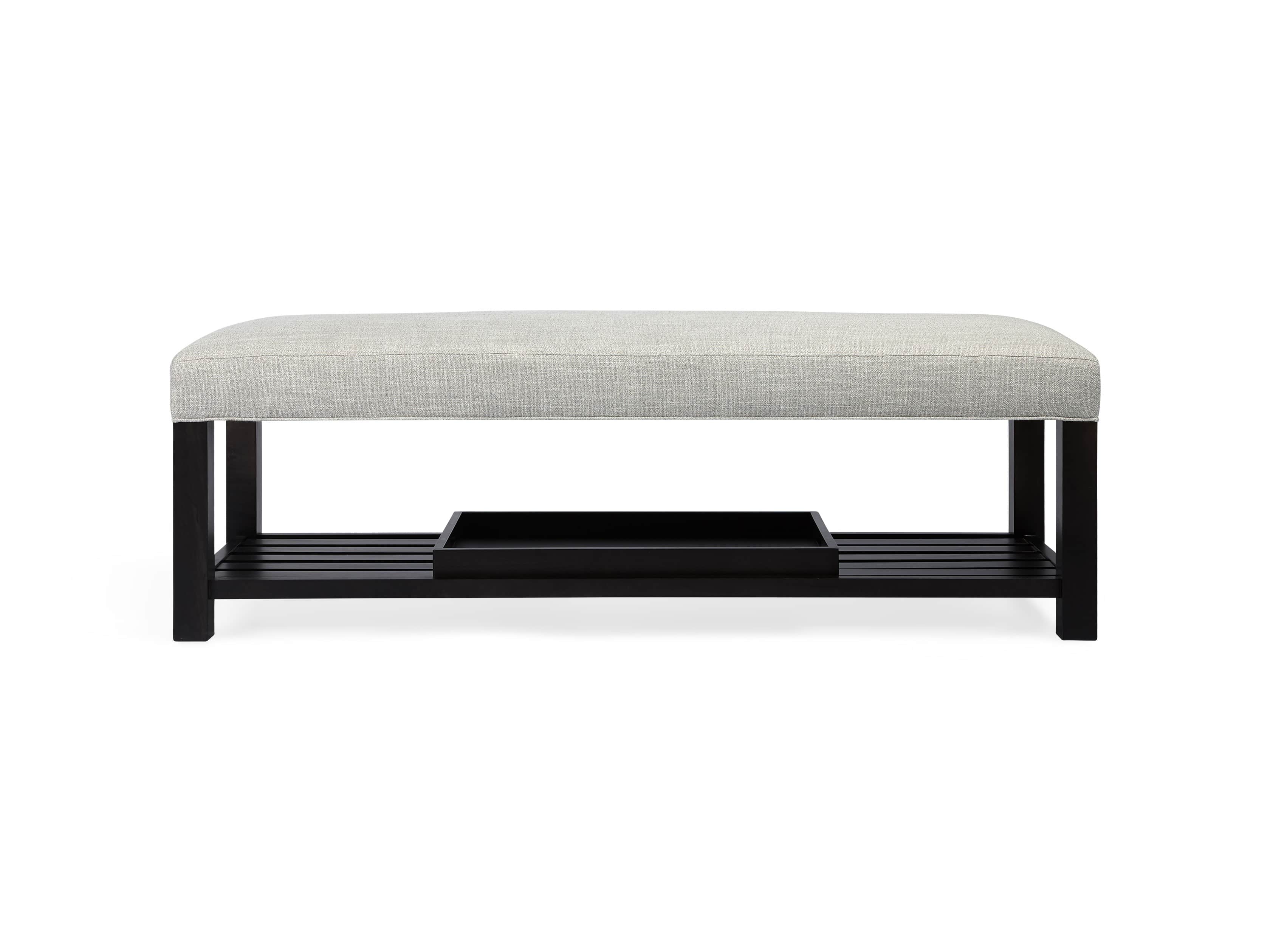 Chambers Upholstered 60" Non-Tufted Bench, slide 7 of 9