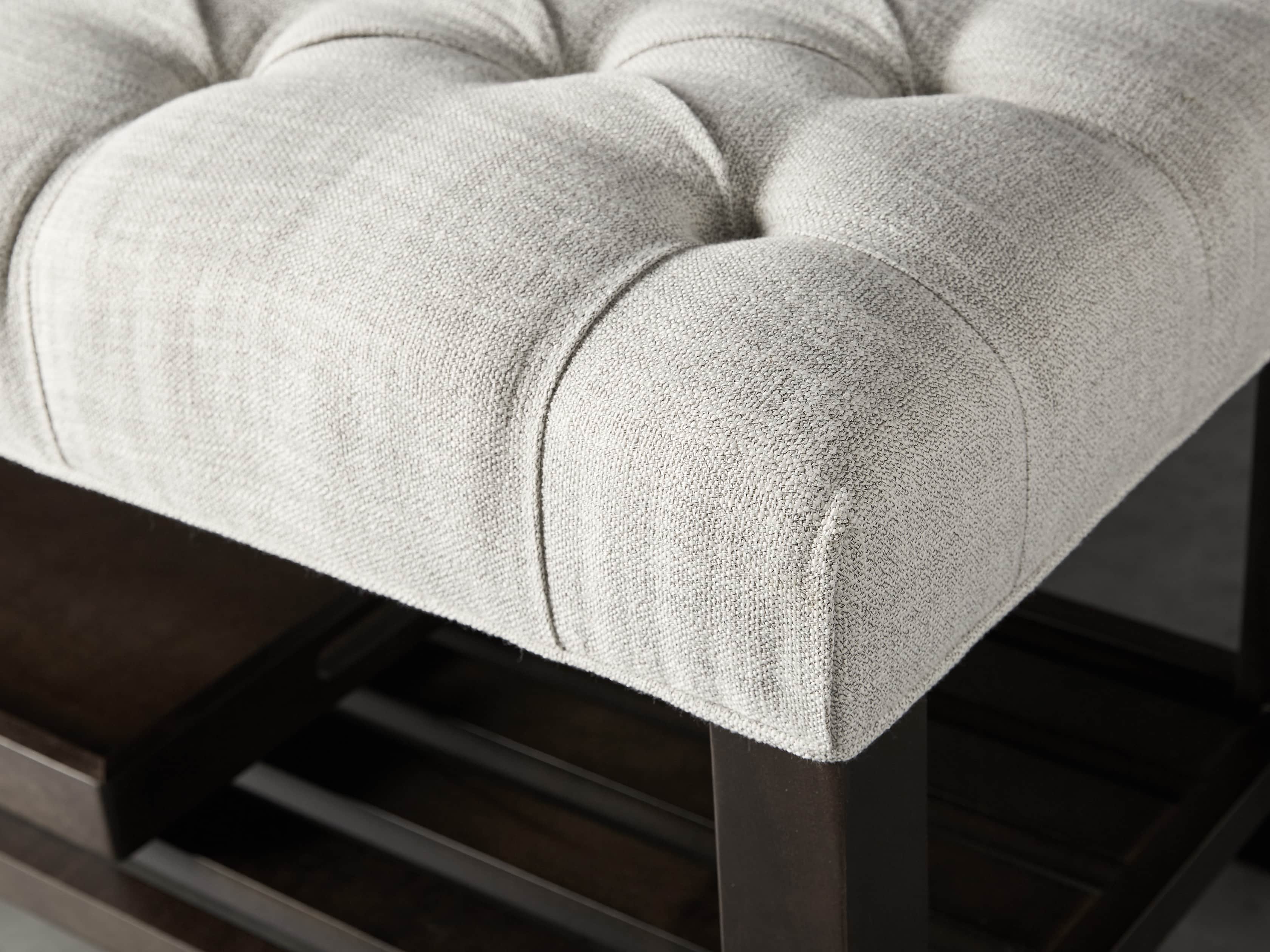 Chambers Tufted Bench in Dasher Ash, slide 6 of 9