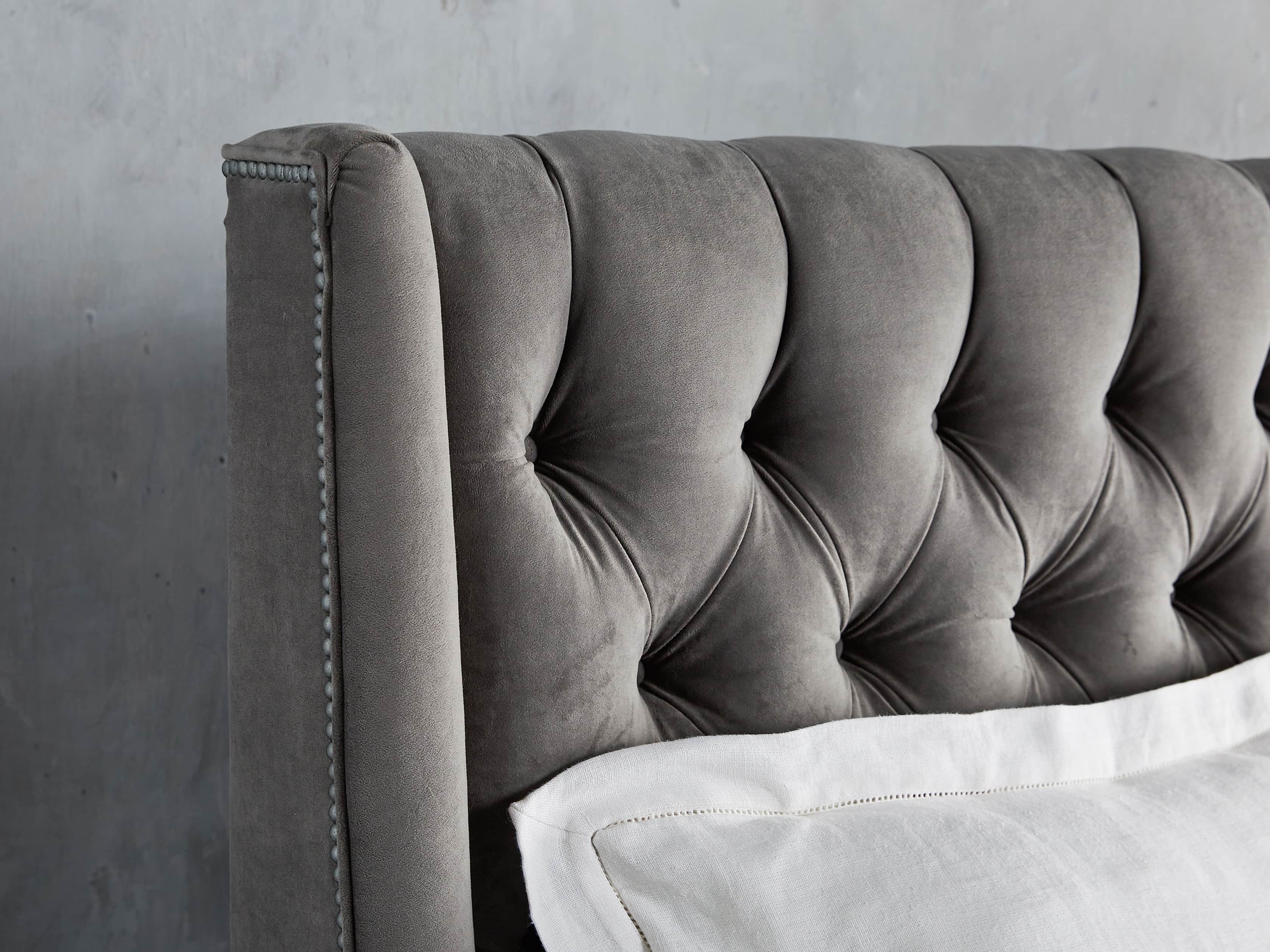 Devereaux 63" Upholstered Tufted King Bed