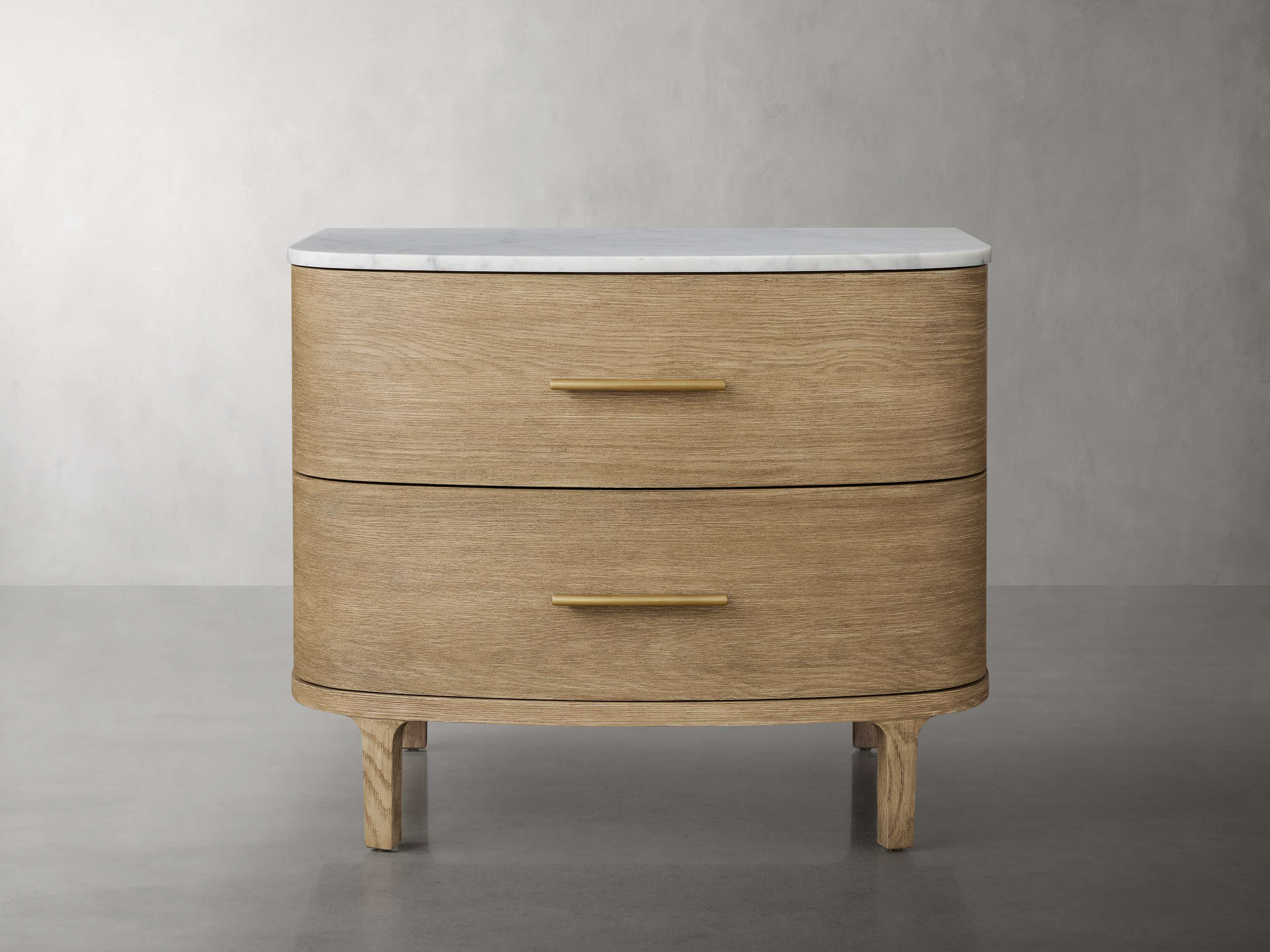 Danny Nightstand in Wood 26 in Natural Arhaus