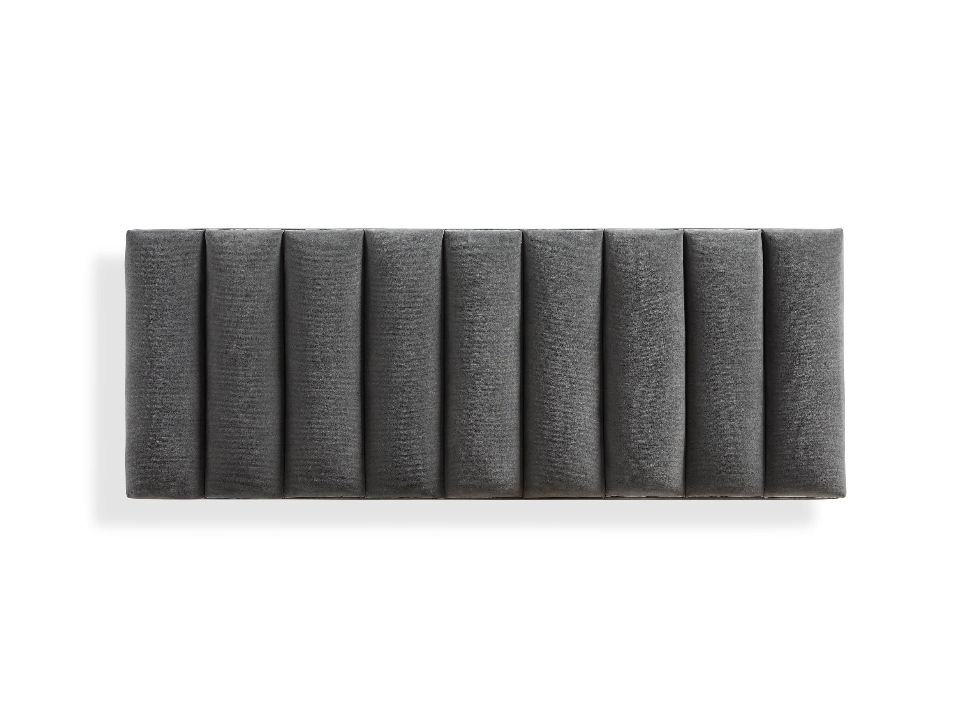 Edie Bench in Gibson Flannel and Rough Black, slide 4 of 5