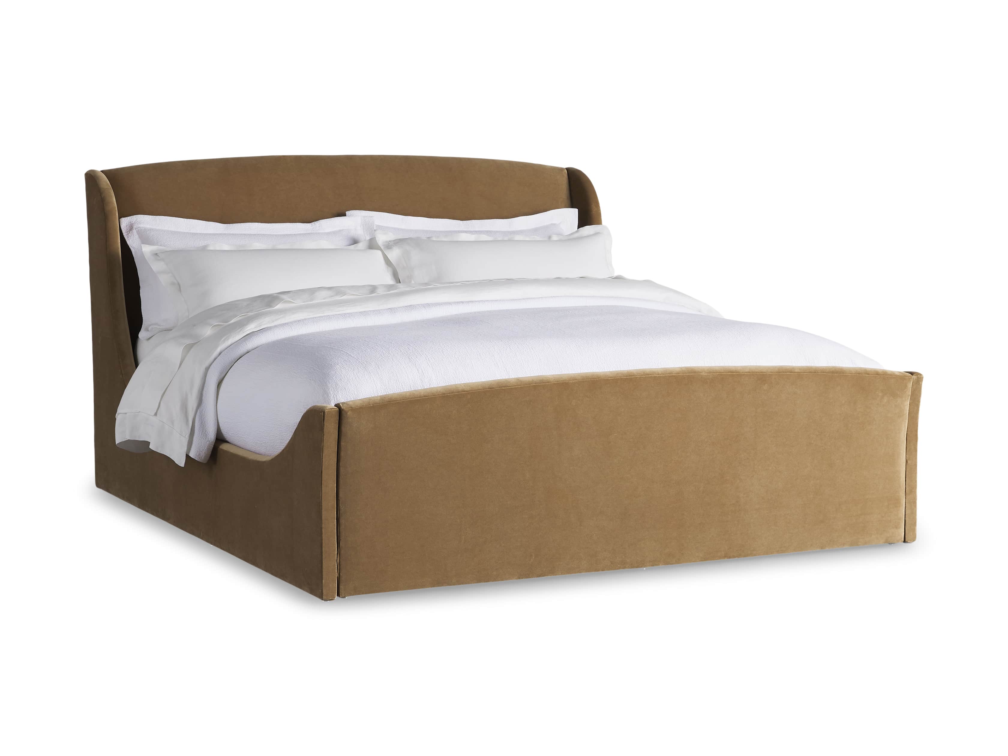 Ella King Bed in Gracy Caramel, slide 6 of 6