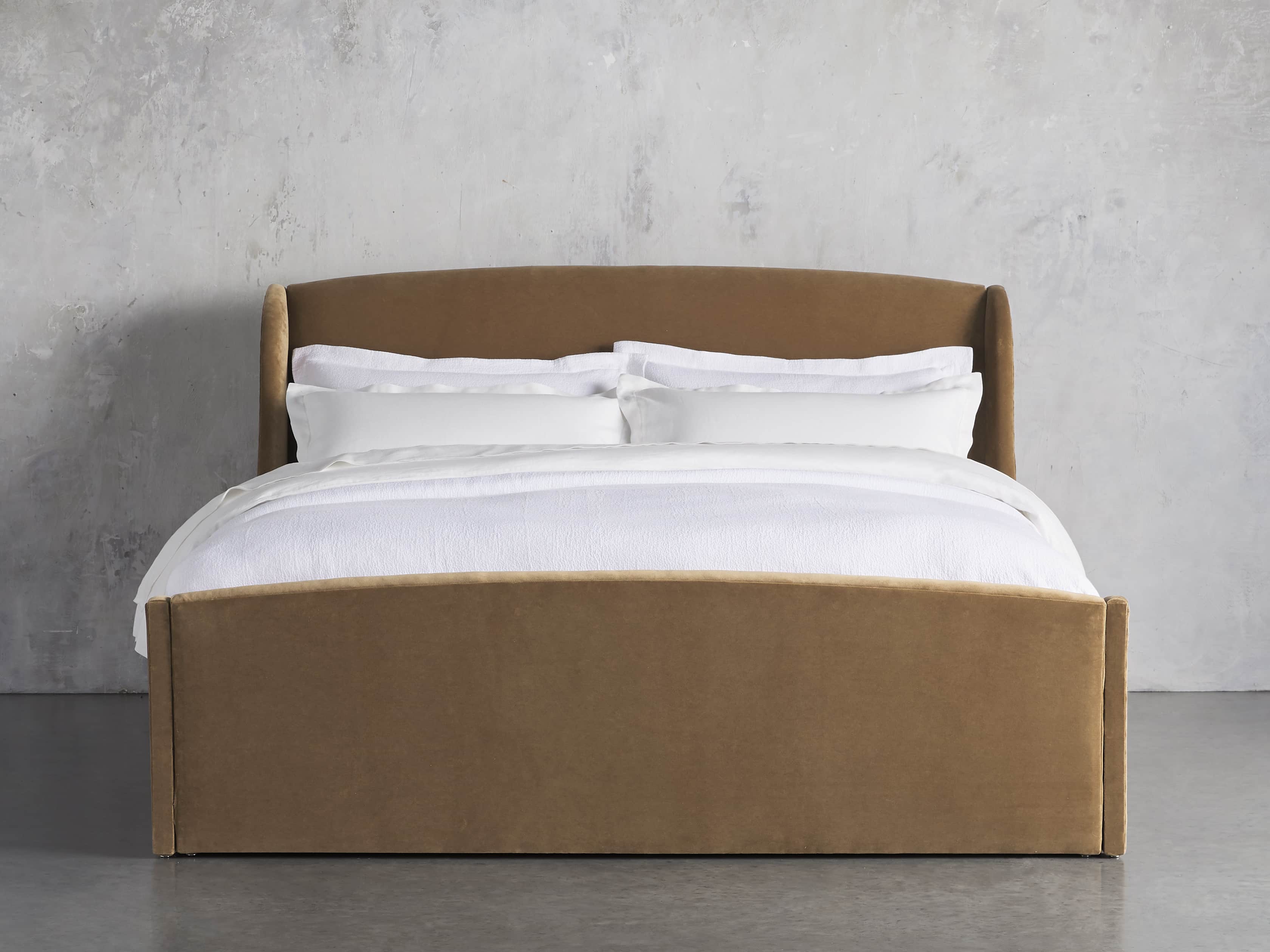 Ella King Bed in Gracy Caramel, slide 4 of 6