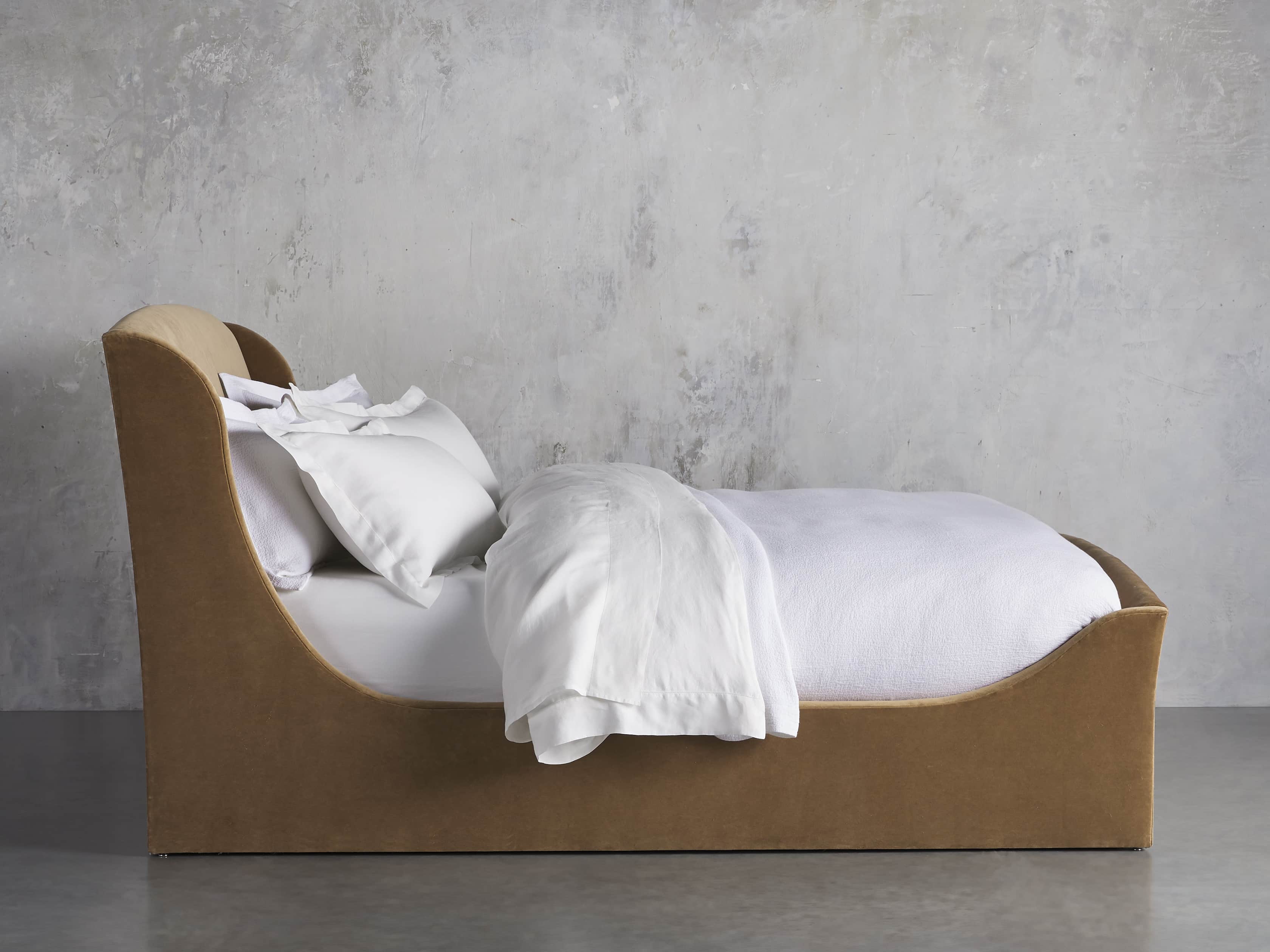 Ella King Bed in Gracy Caramel, slide 3 of 6