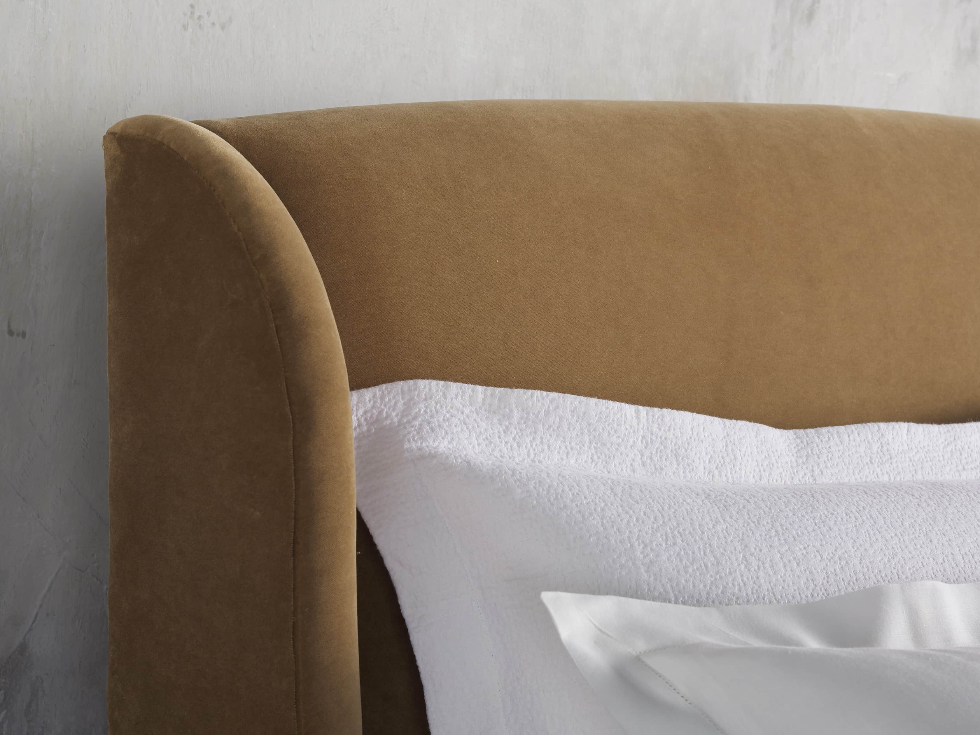 Ella King Bed in Gracy Caramel, slide 5 of 6