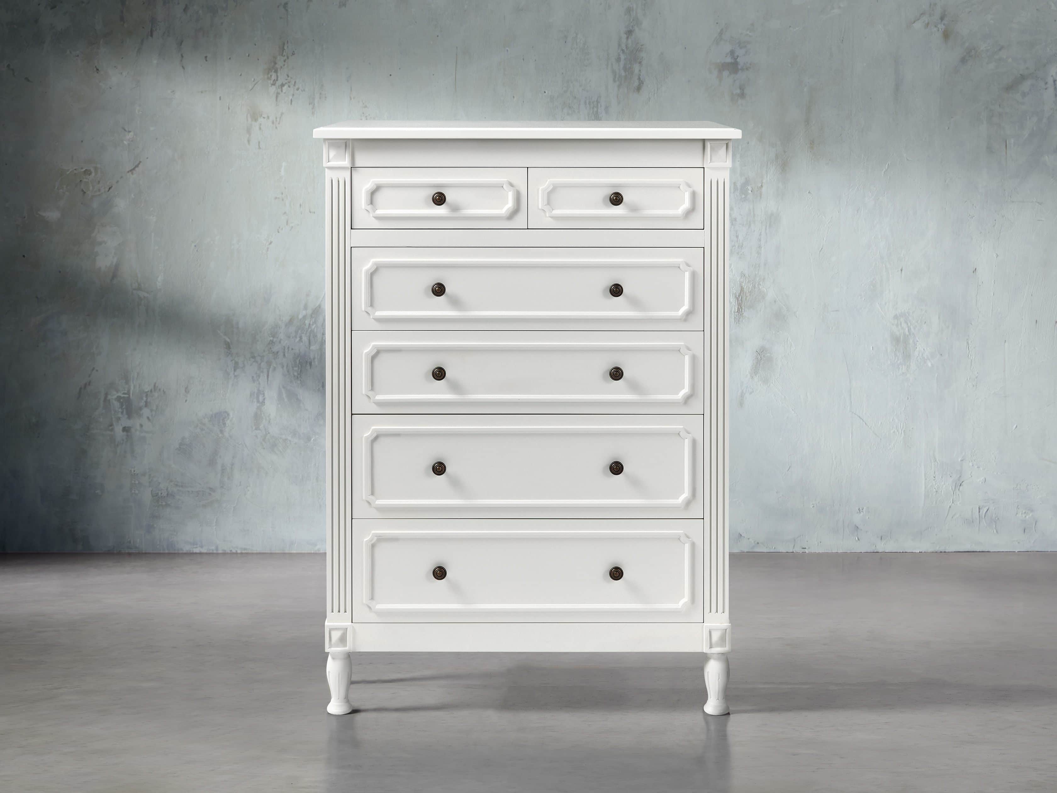 Evelyn 2 Over 4 Drawer Dresser in Cirrus, slide 1 of 5