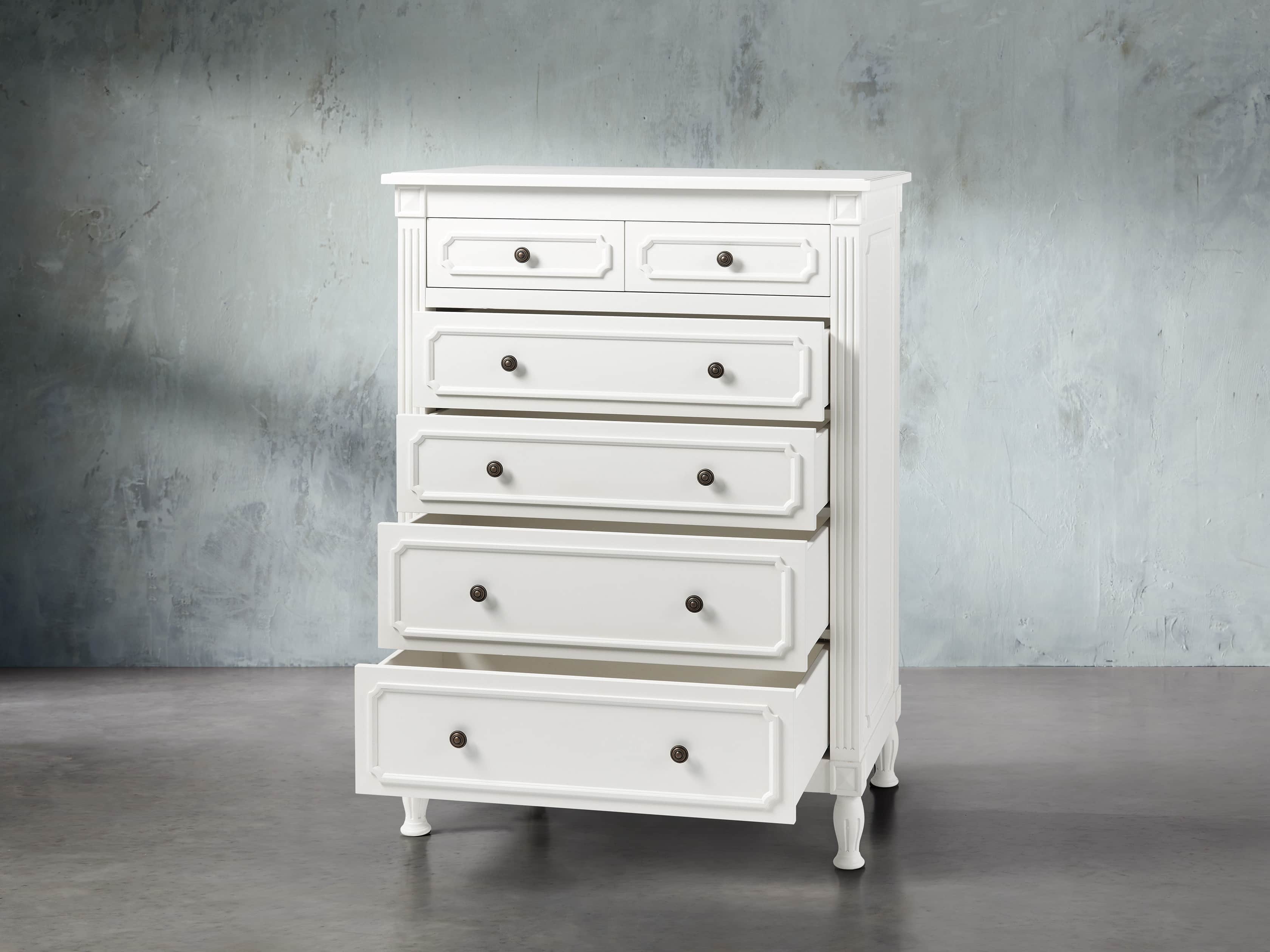 Evelyn 2 Over 4 Drawer Dresser in Cirrus, slide 2 of 5