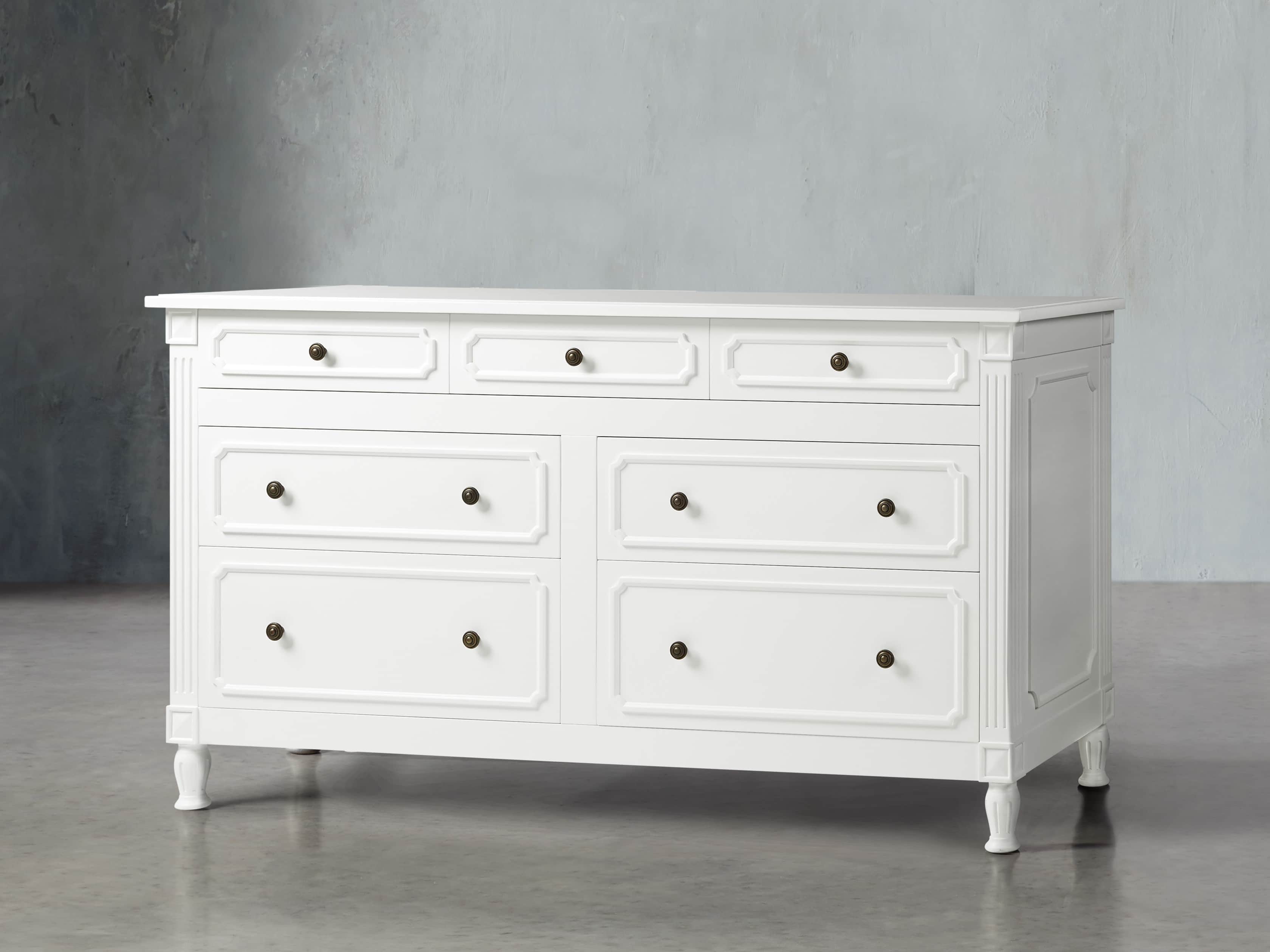Evelyn Seven Drawer Dresser in Cirrus, slide 2 of 6
