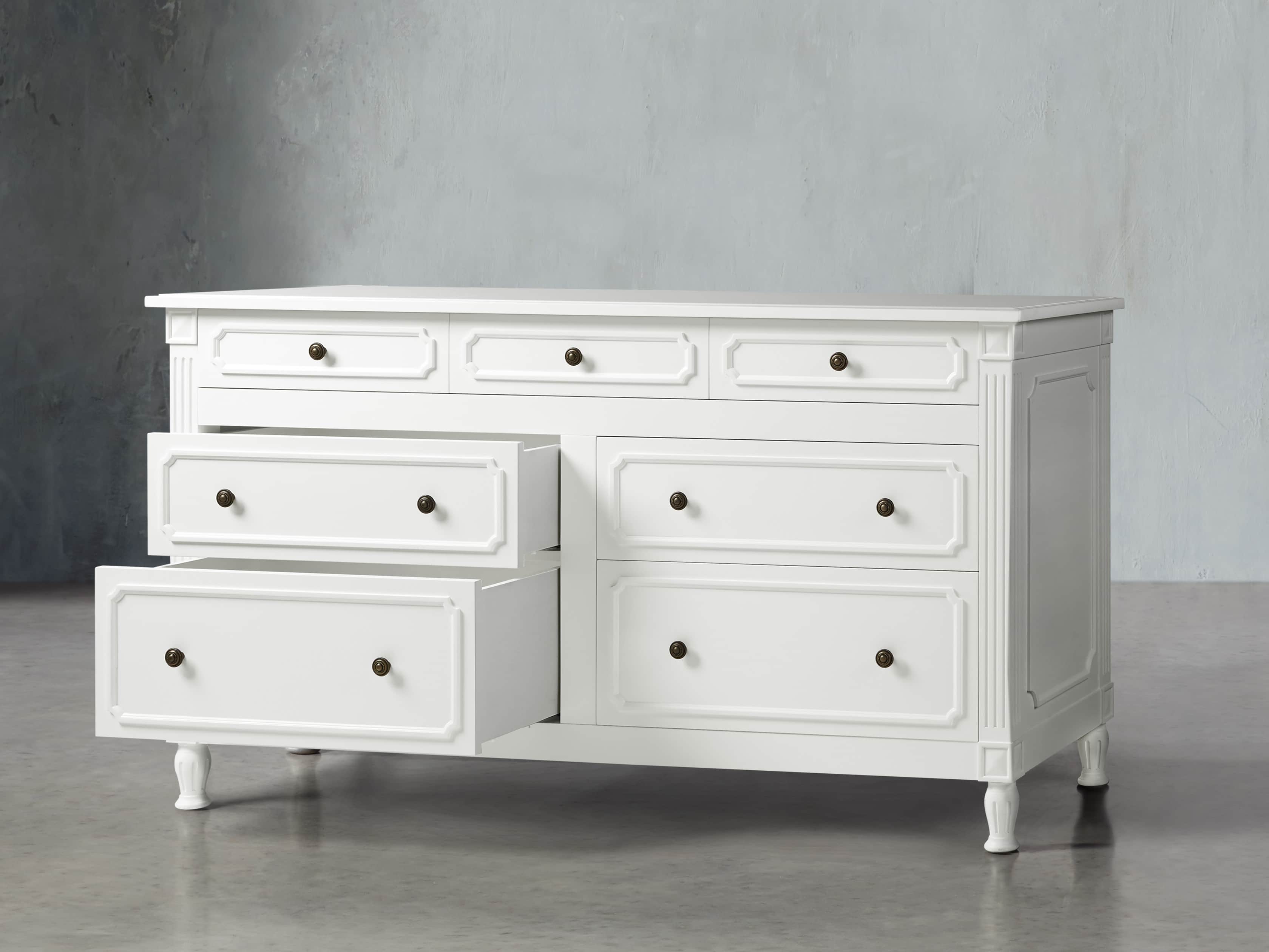 Evelyn Seven Drawer Dresser in Cirrus, slide 3 of 6