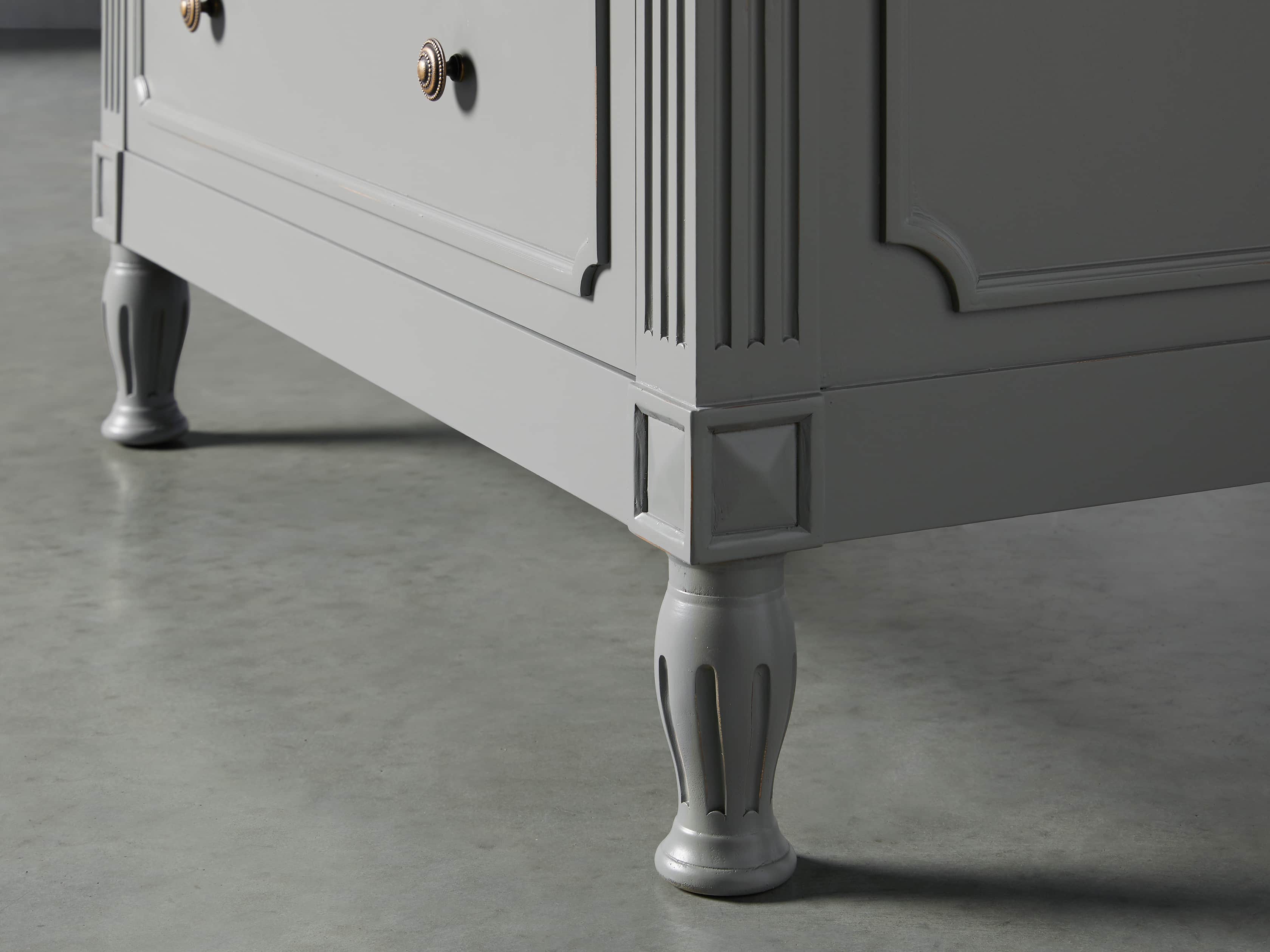 Evelyn Two Over Four Drawer Dresser in Stratus, slide 5 of 8