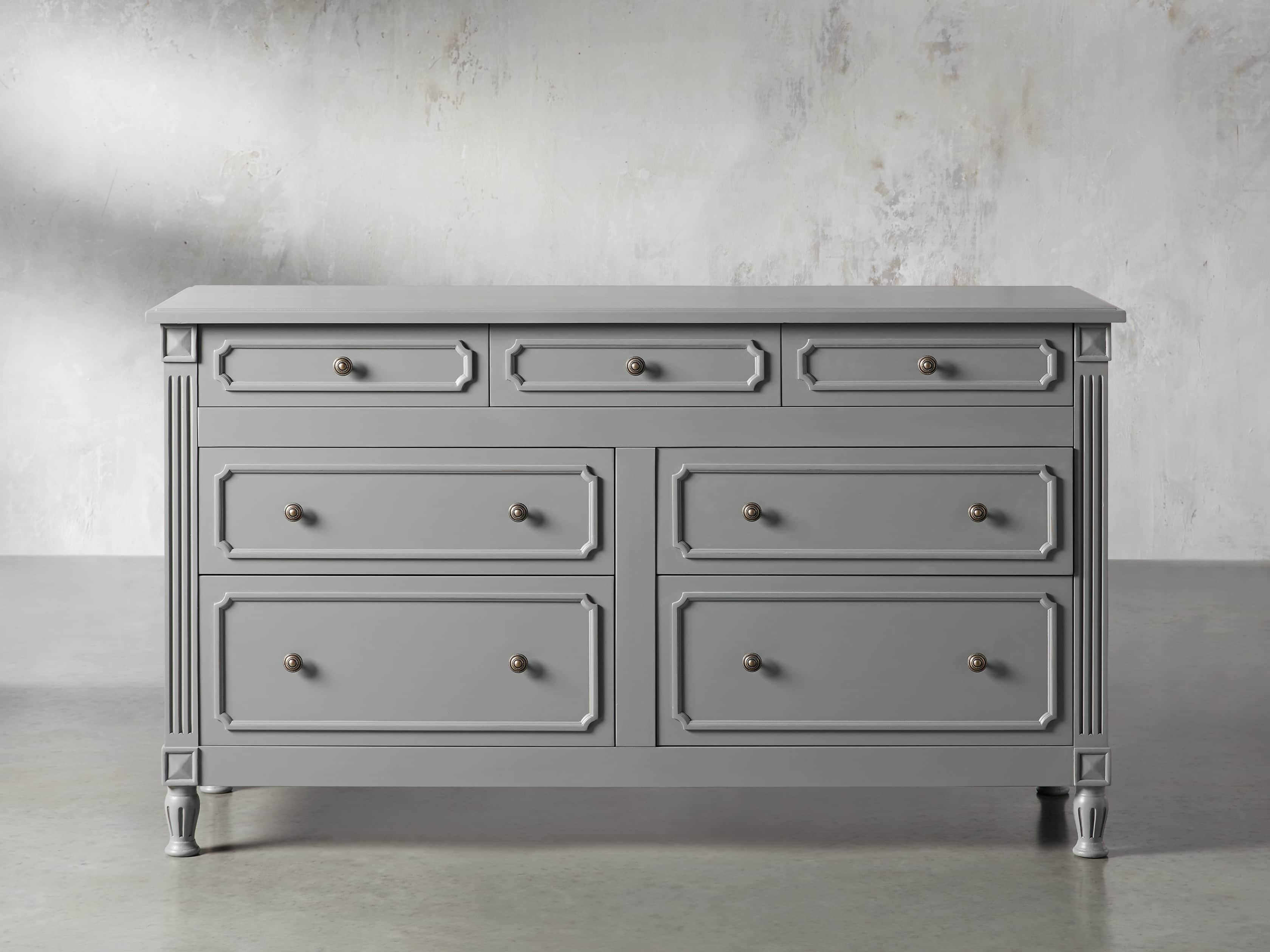 Evelyn 7 Drawer Dresser in Stratus, slide 1 of 9