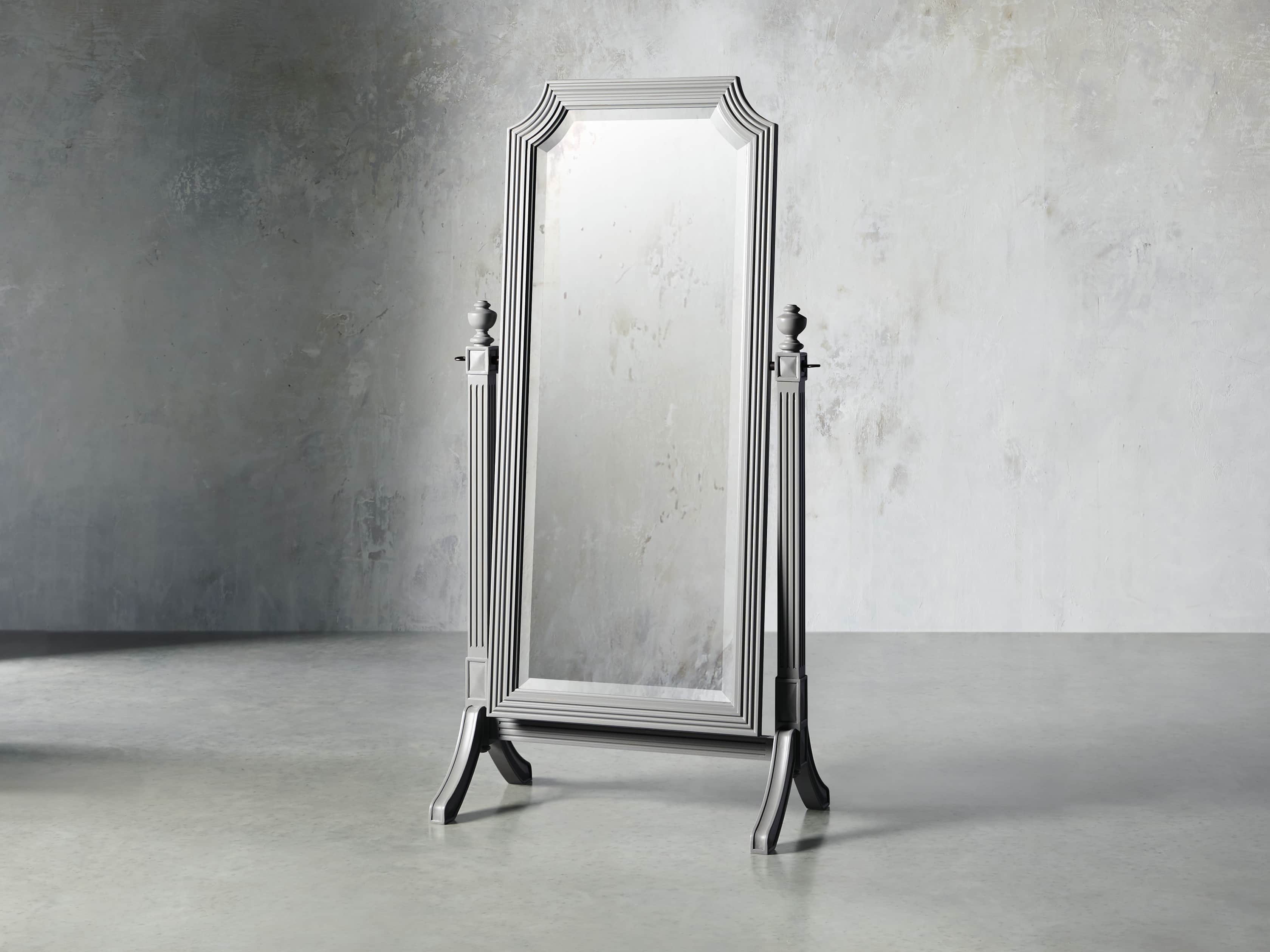 Evelyn Cheval Mirror in Stratus, slide 2 of 7