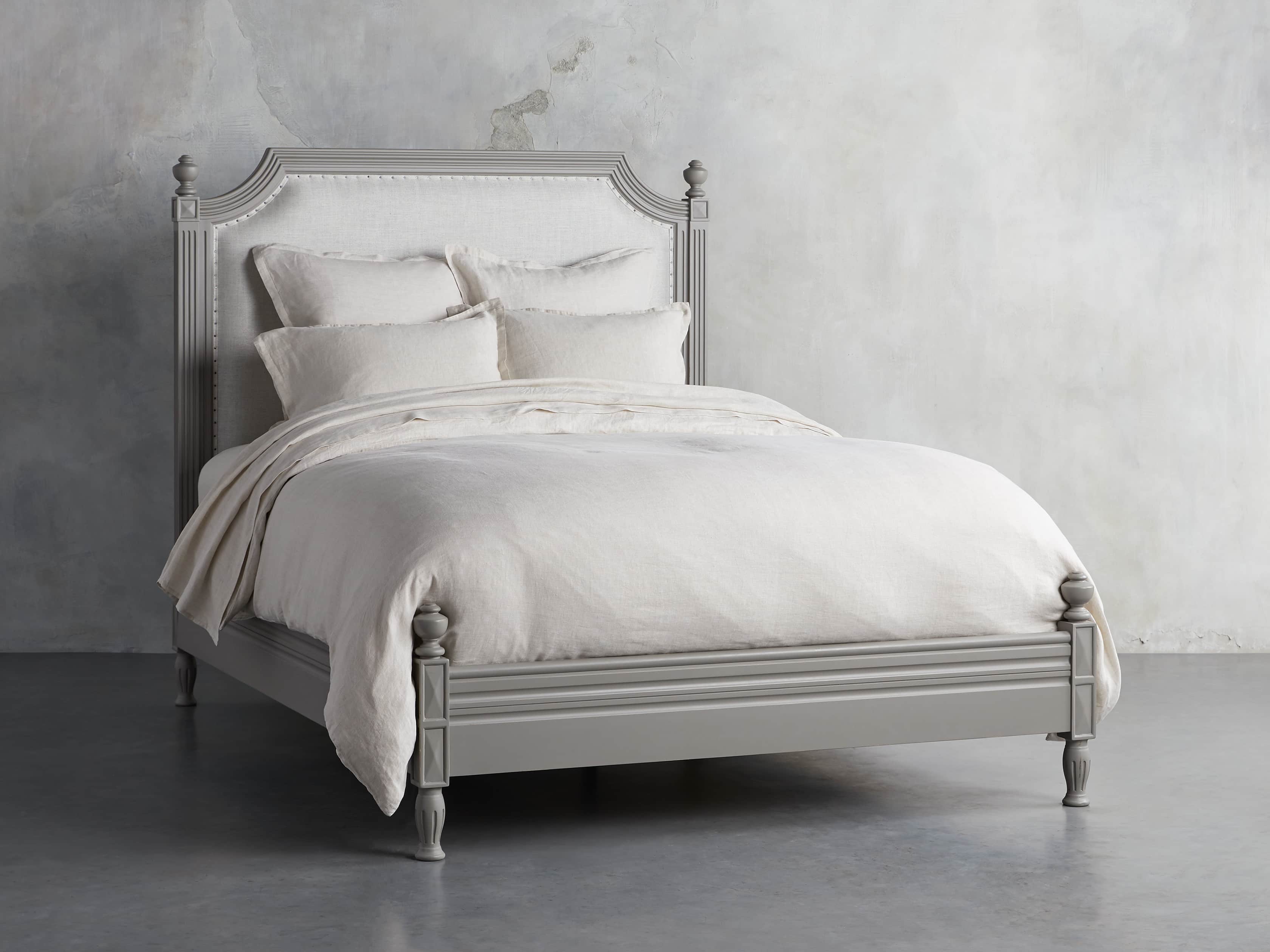 Evelyn 63" King Bed in Stratus, slide 1 of 7