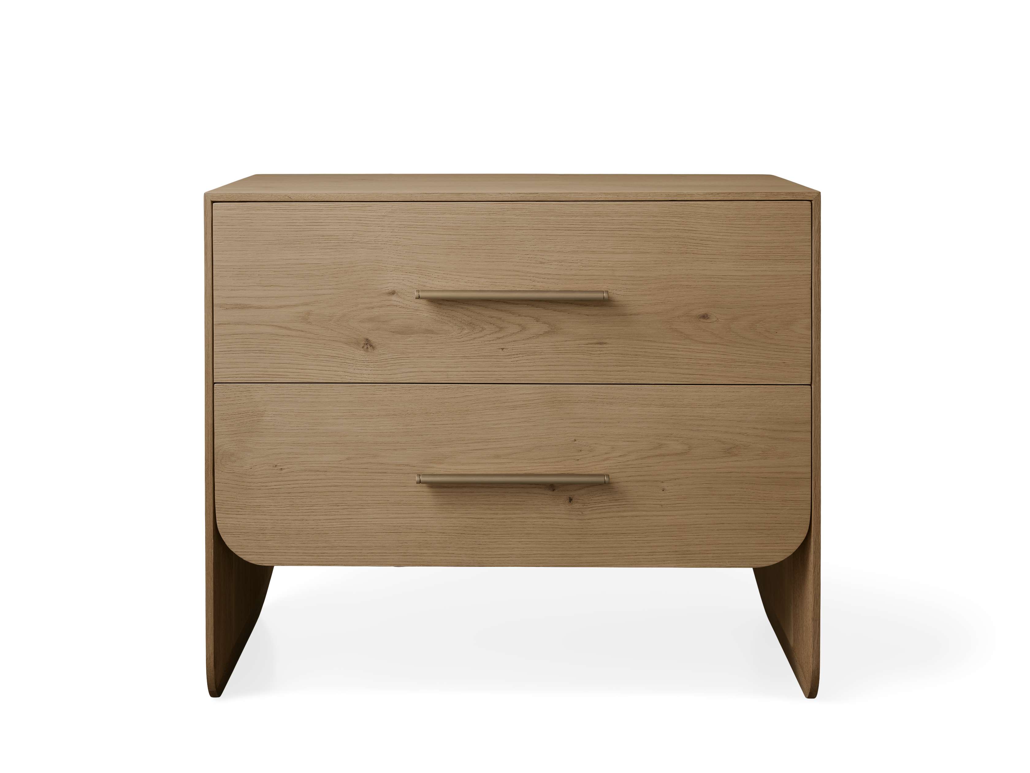 Felton Closed Nightstand in Honey