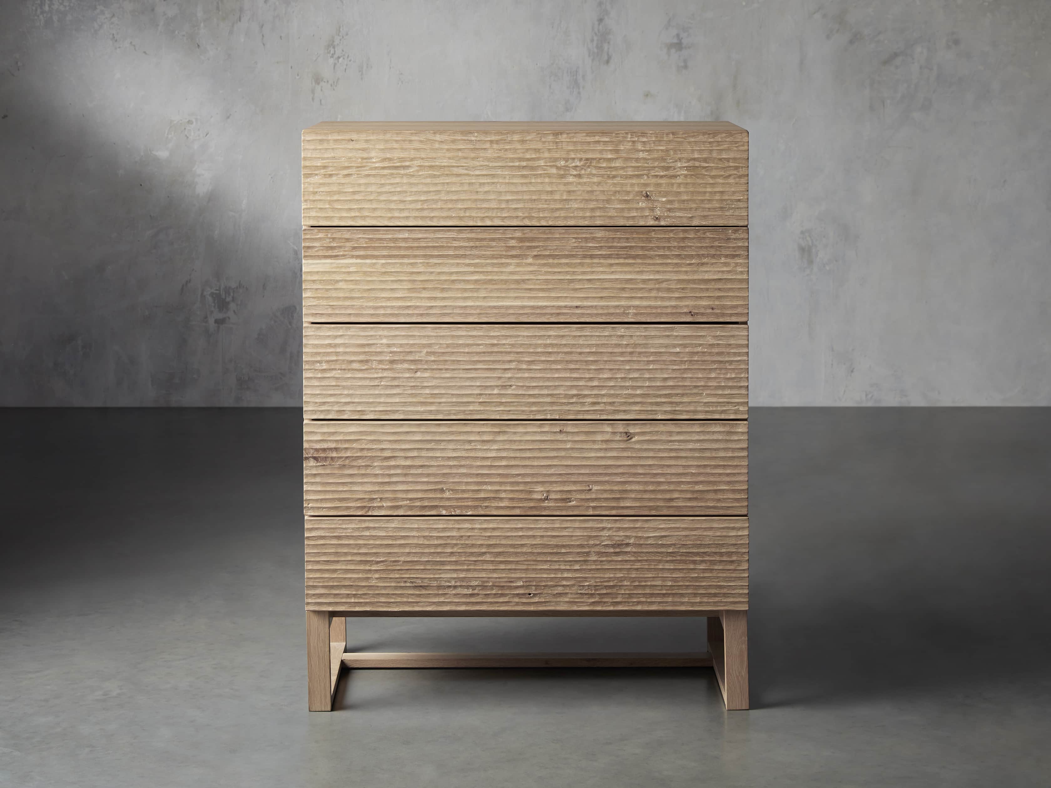 Lawson 38" Tall Dresser in White Wash