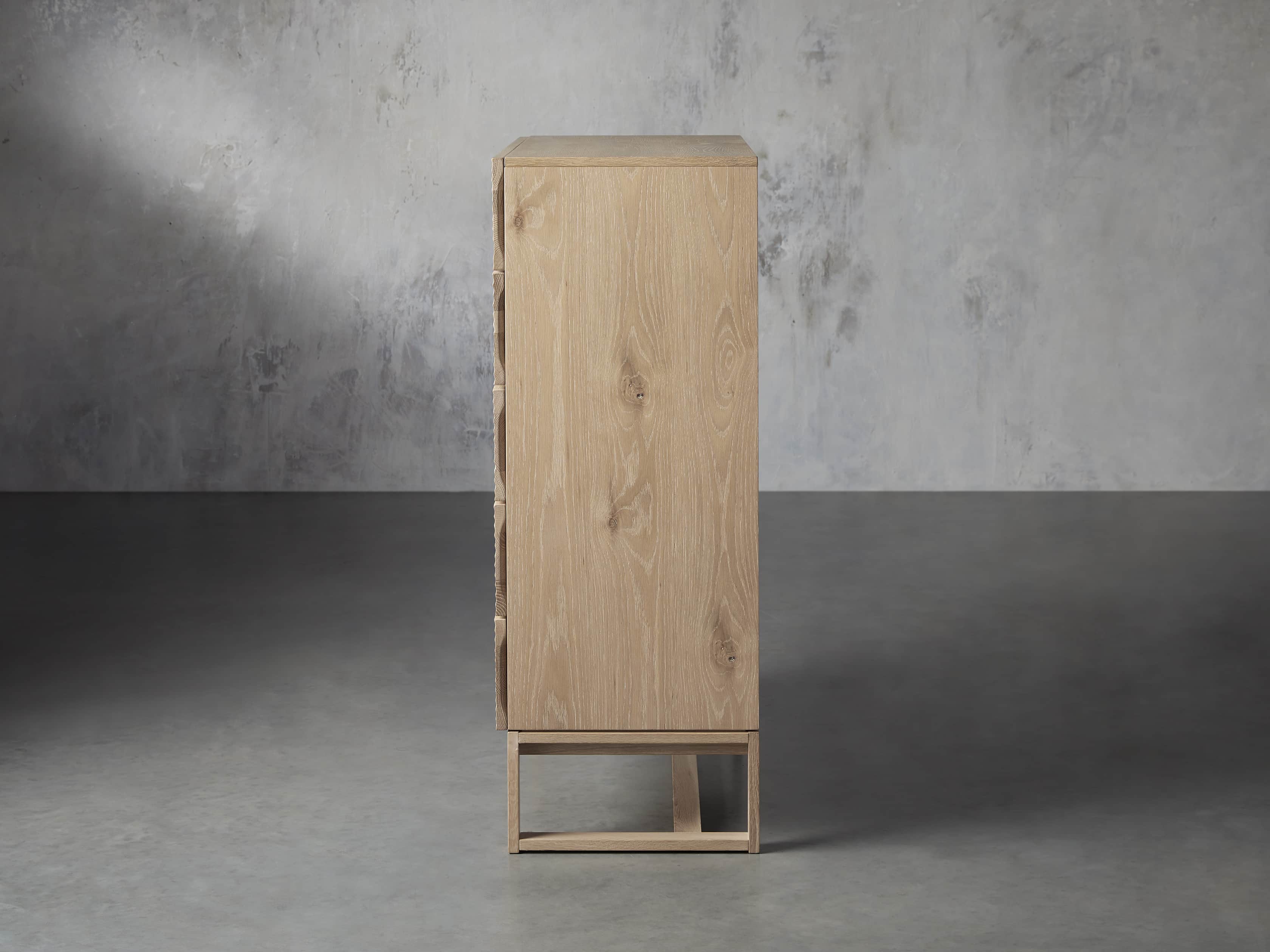 Lawson 38" Tall Dresser in White Wash