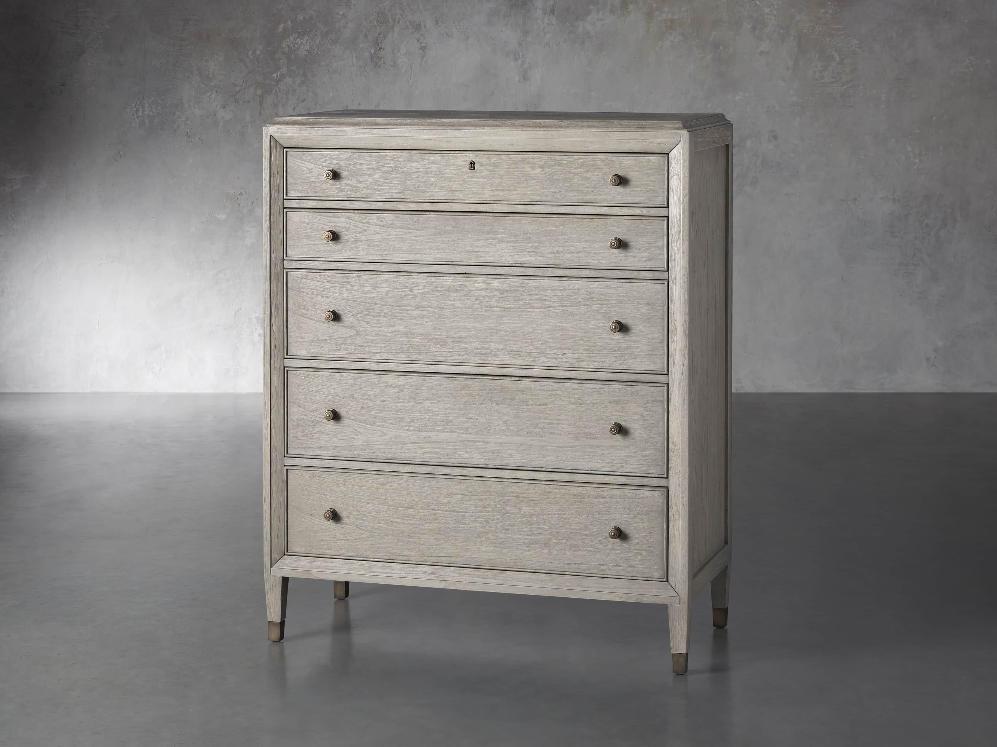 Lenox Tall Dresser in Boulder Grey, slide 2 of 4