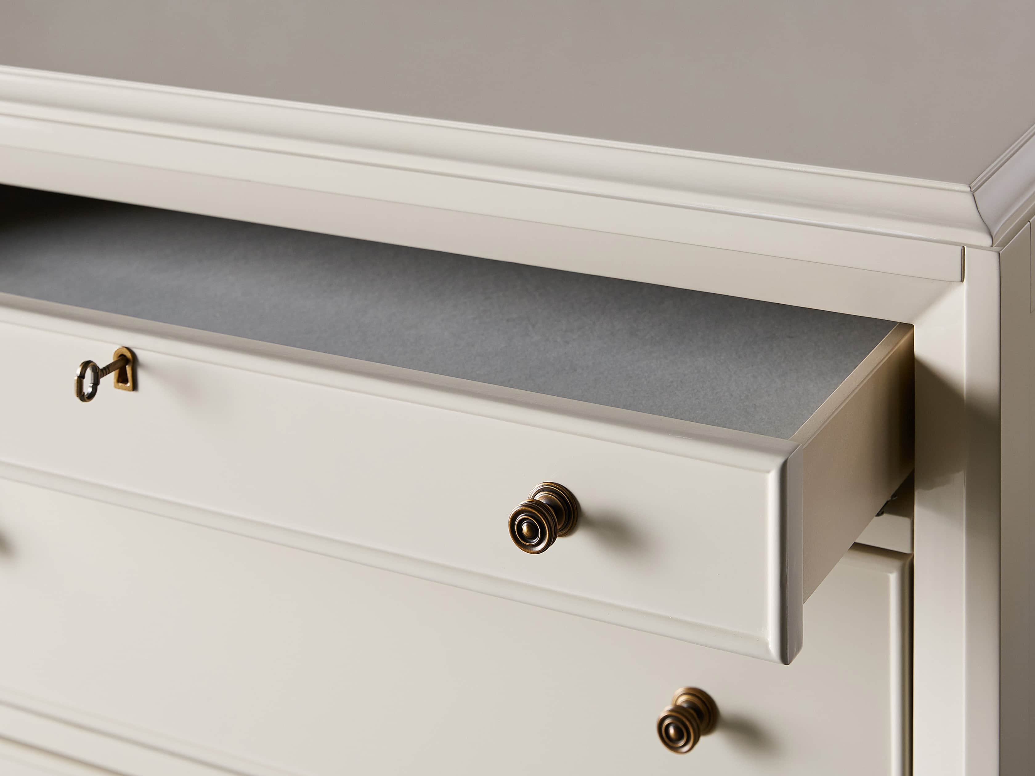 Lenox 67" Wide Dresser in Dove, slide 7 of 9