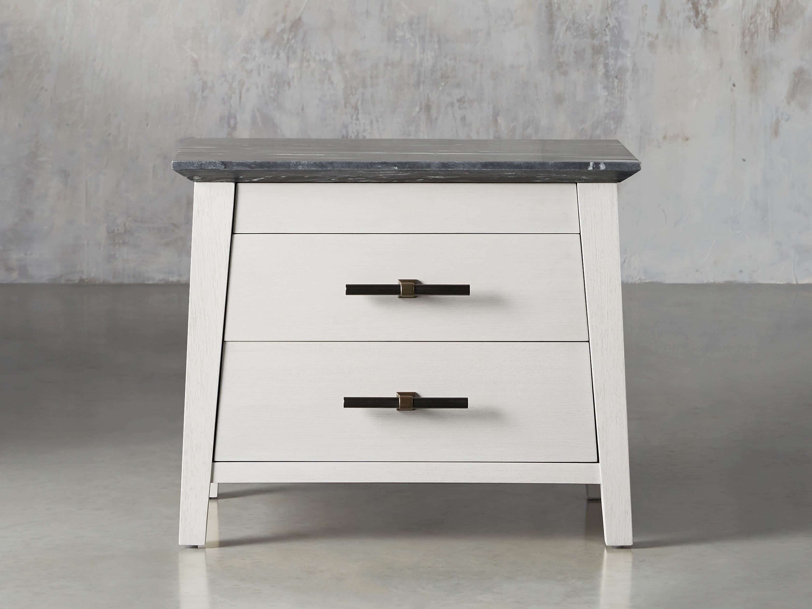 Loren Two Drawer Nightstand Arhaus