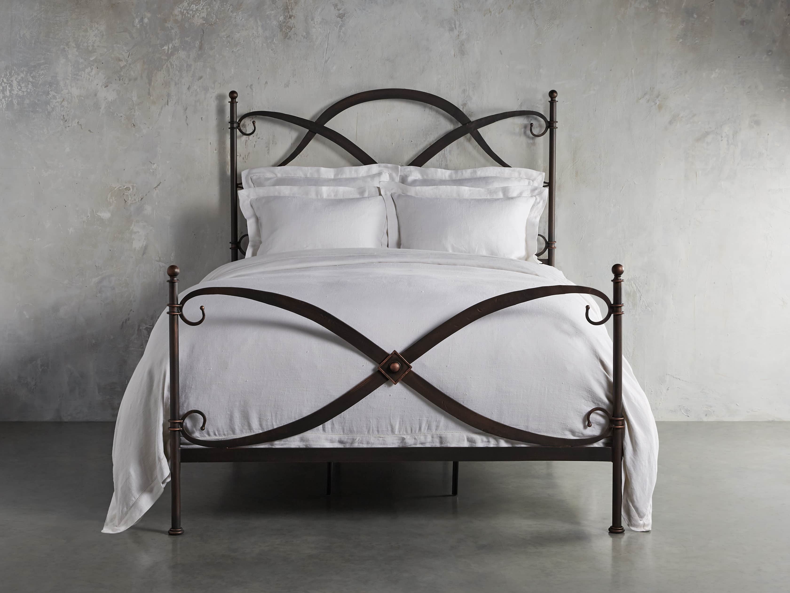 Arhaus metal store bed