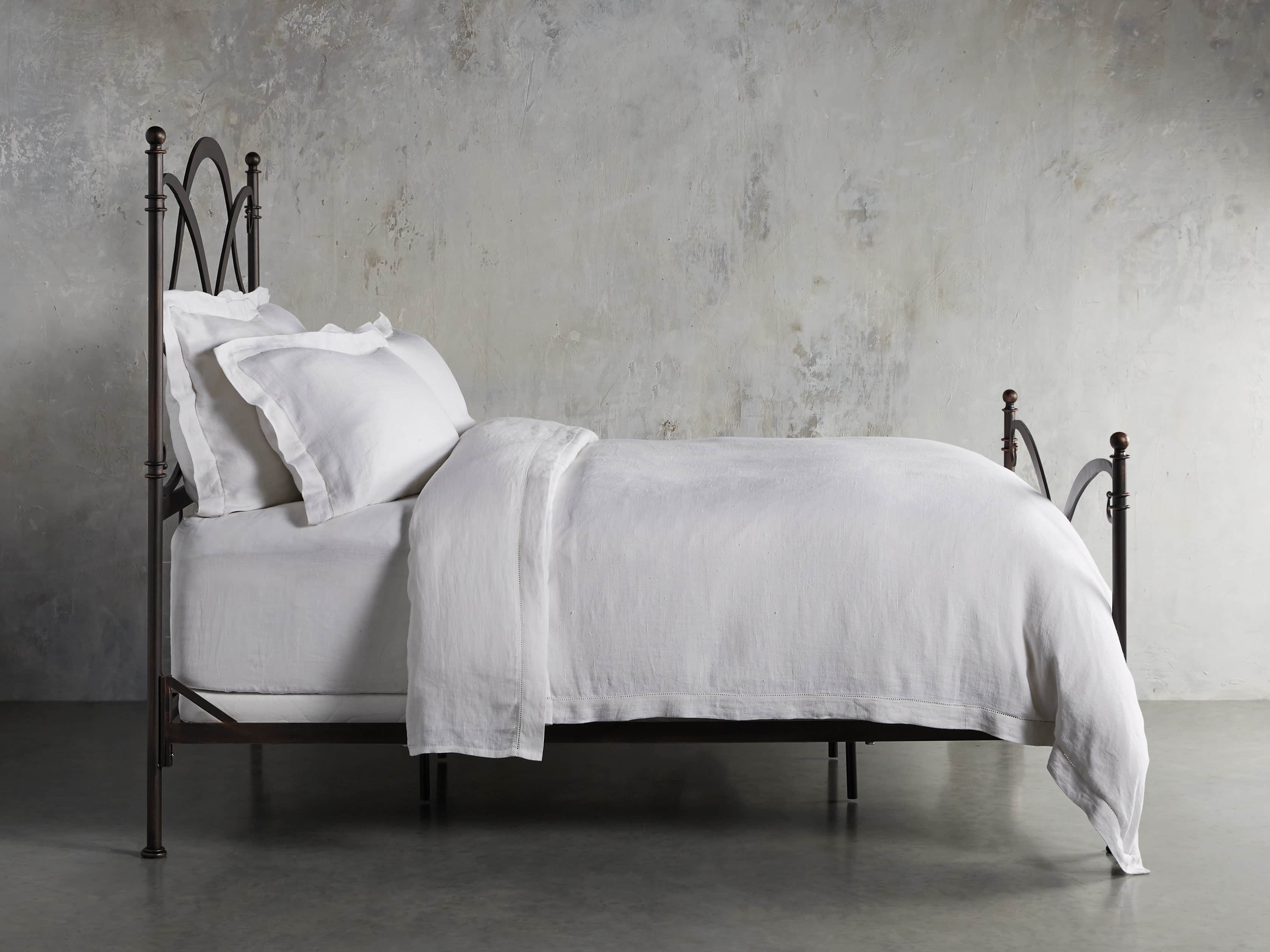 St. Lucia Queen Bed in Rust, slide 3 of 7