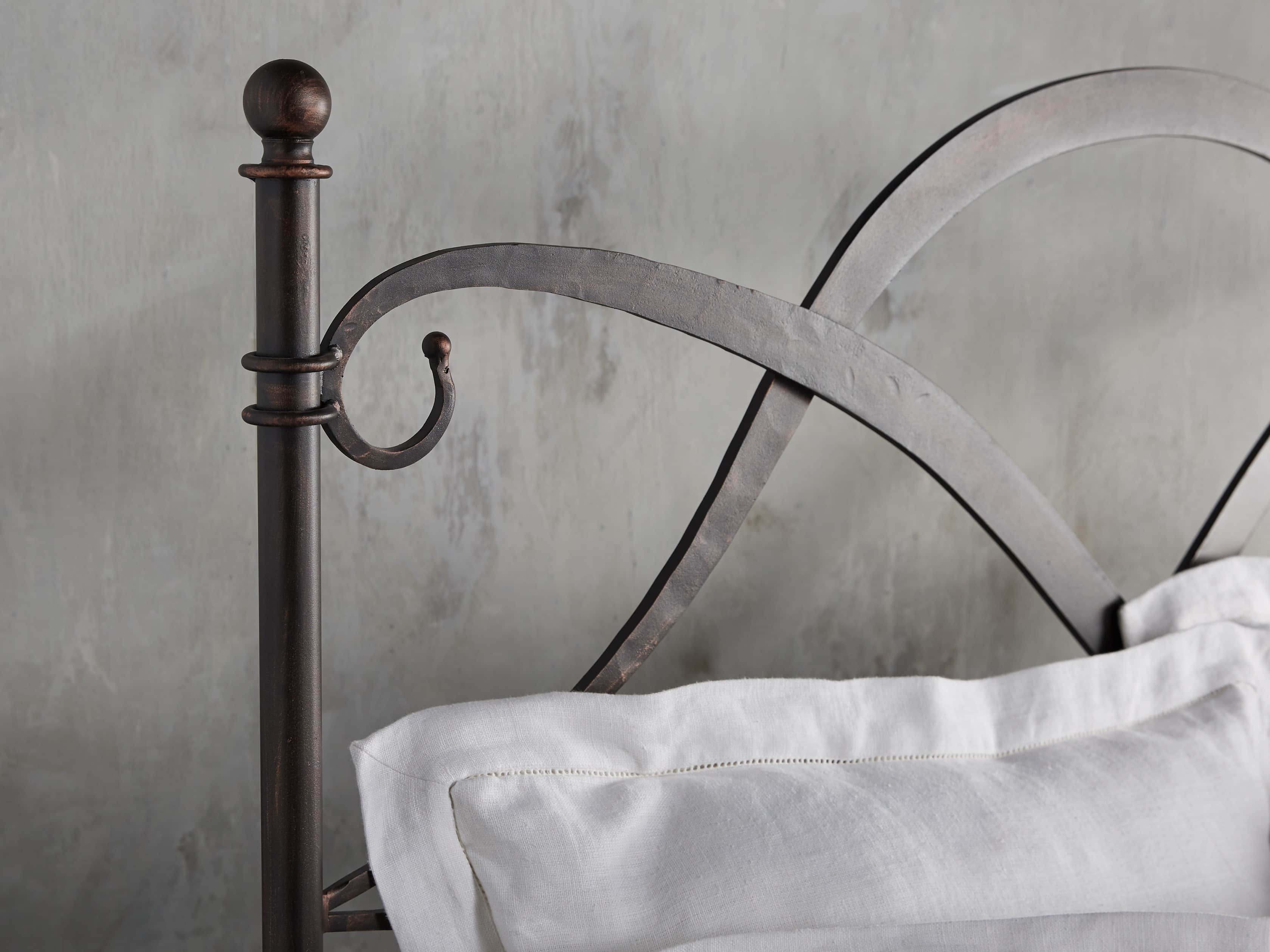 St. Lucia Queen Bed in Rust, slide 5 of 7