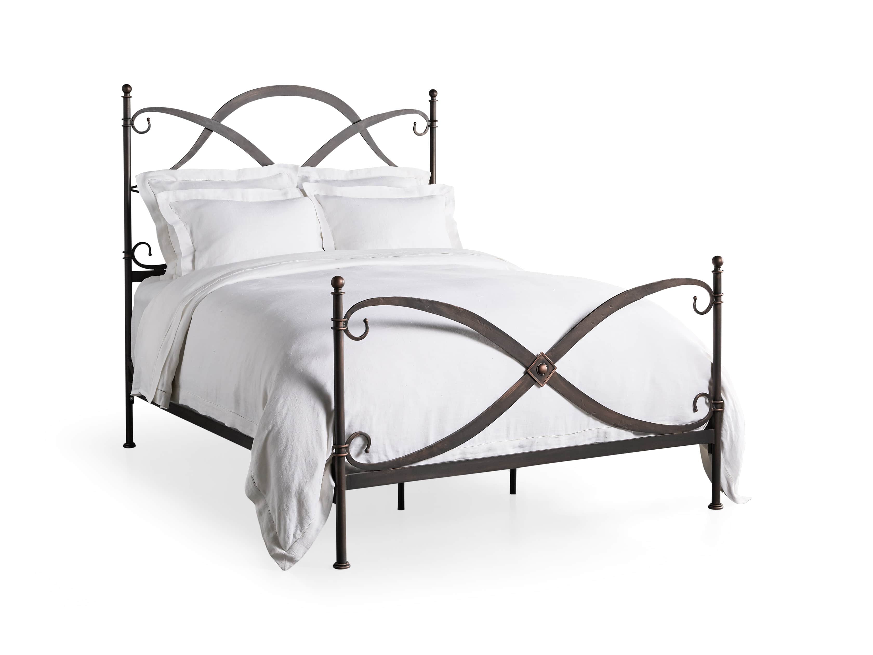 St. Lucia Queen Bed in Rust, slide 7 of 7