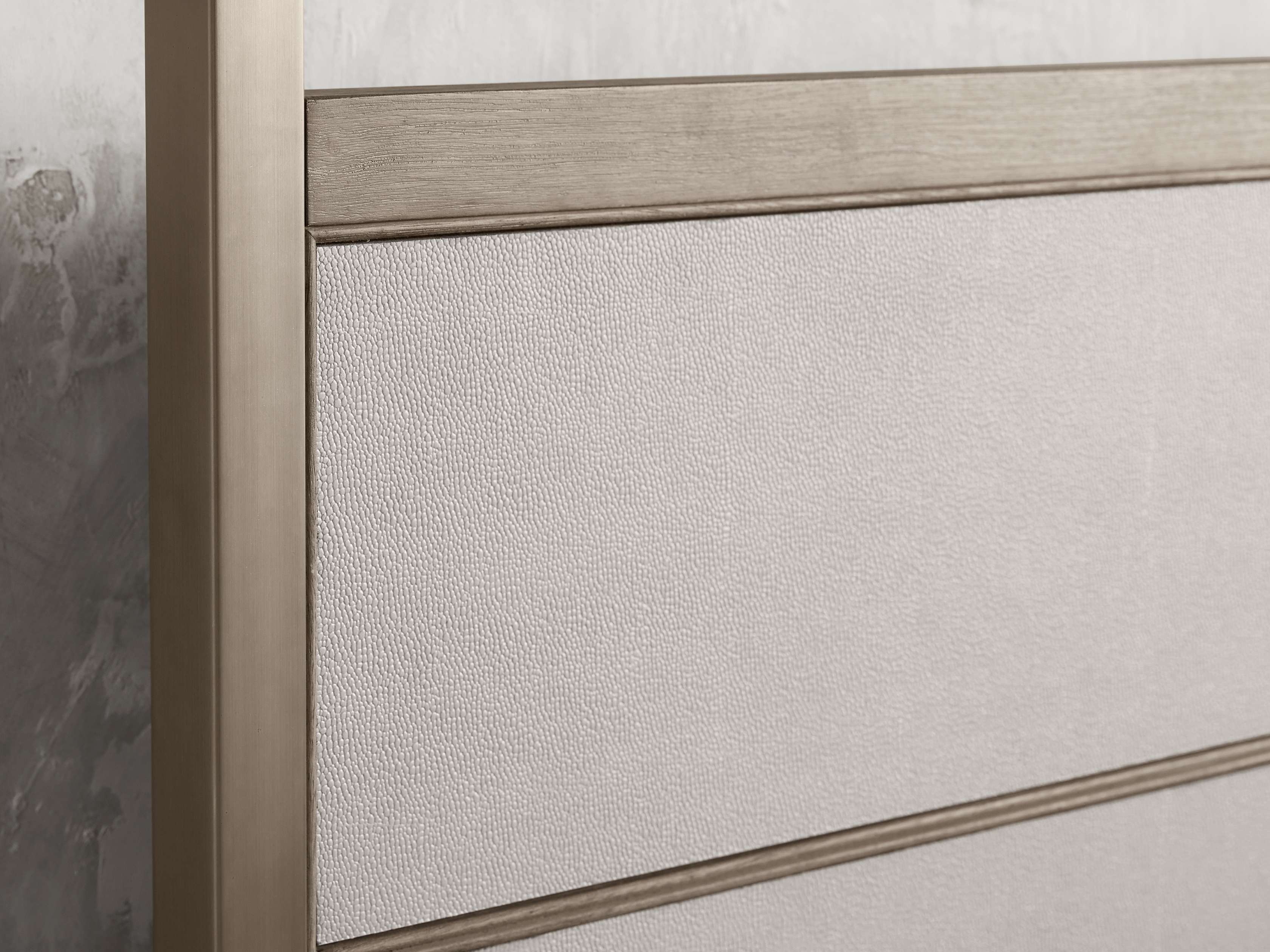 Malone 84" Queen Canopy Bed in Shagreen Bone, slide 6 of 8