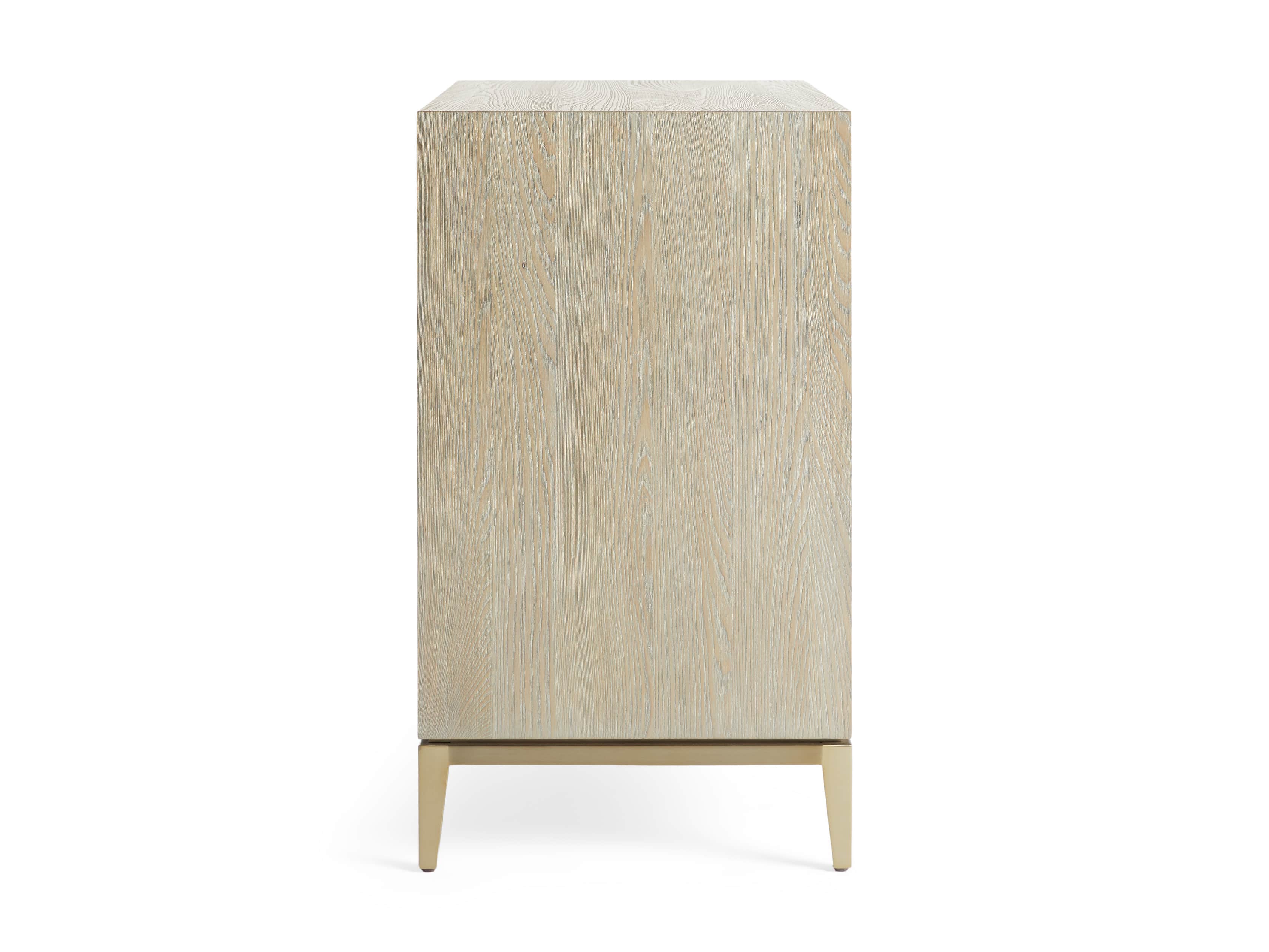 Malone 36" 3 Drawer Chest in Shagreen Bone, slide 9 of 9
