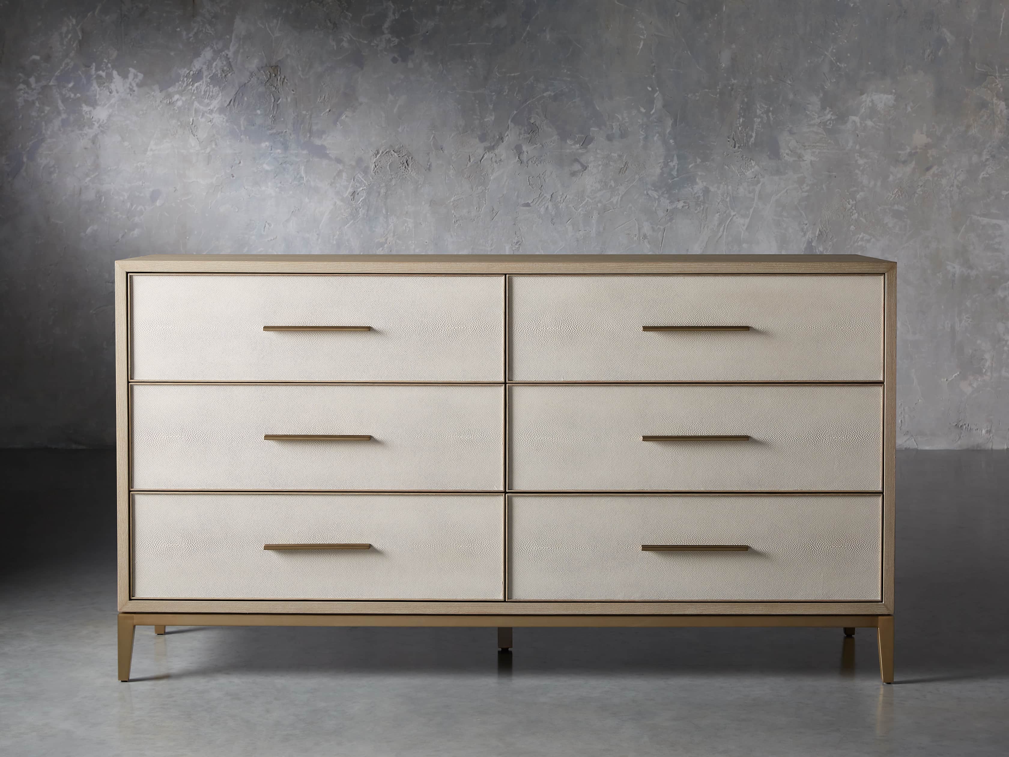 Malone Wide Dresser in Bone