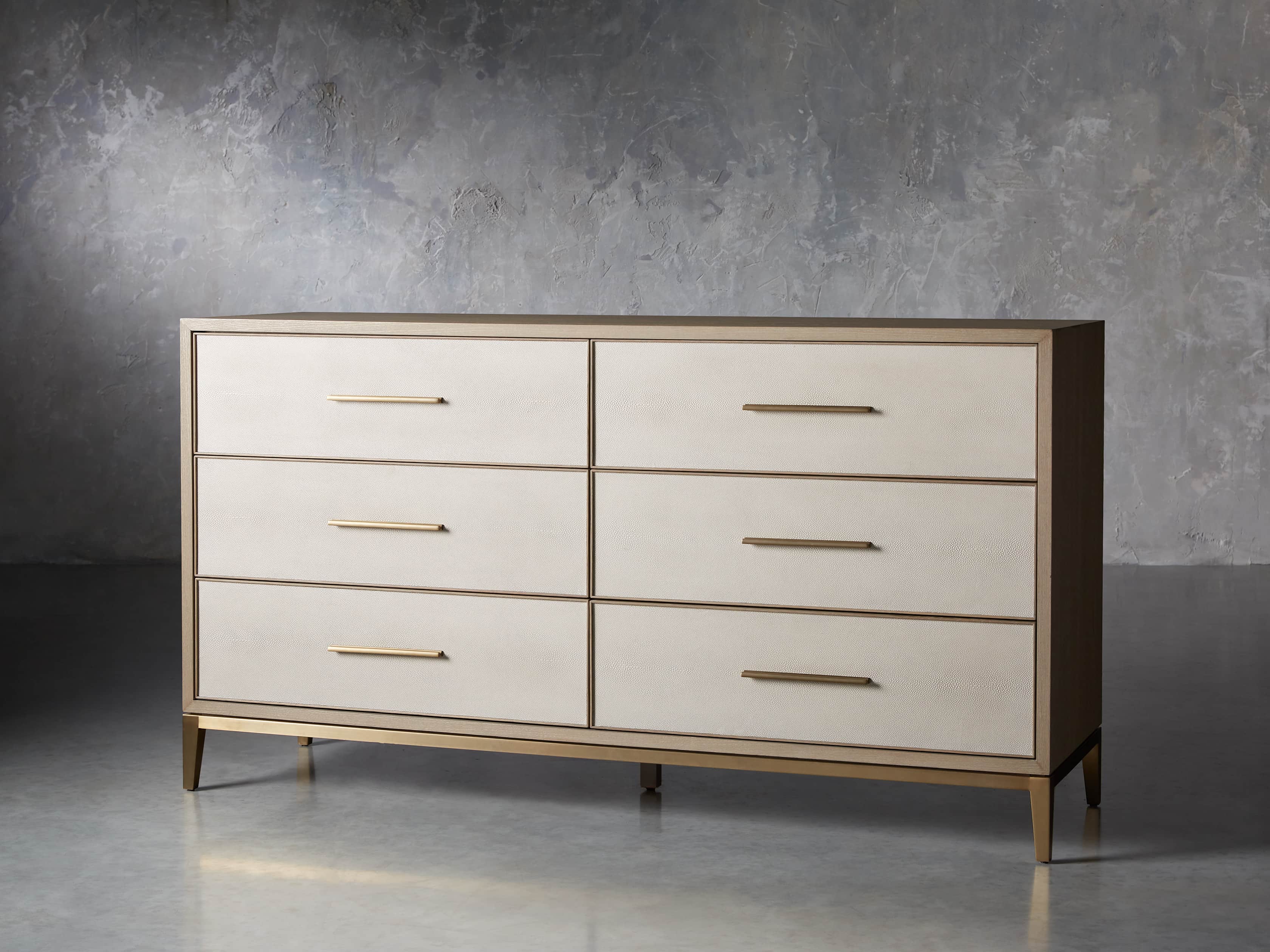 Malone 66" Wide Dresser in Bone, slide 3 of 9