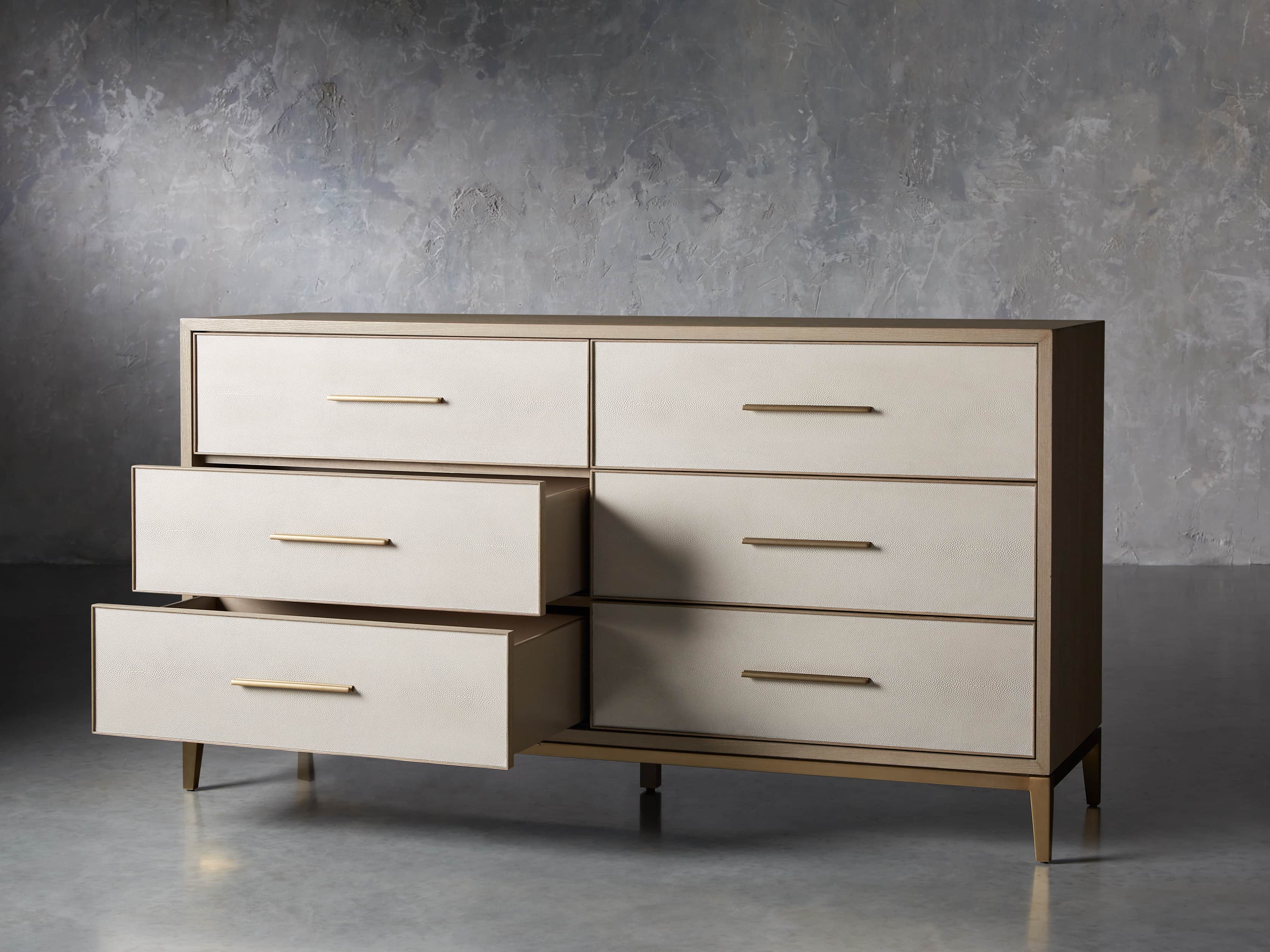 Malone 66" Wide Dresser in Bone, slide 4 of 9