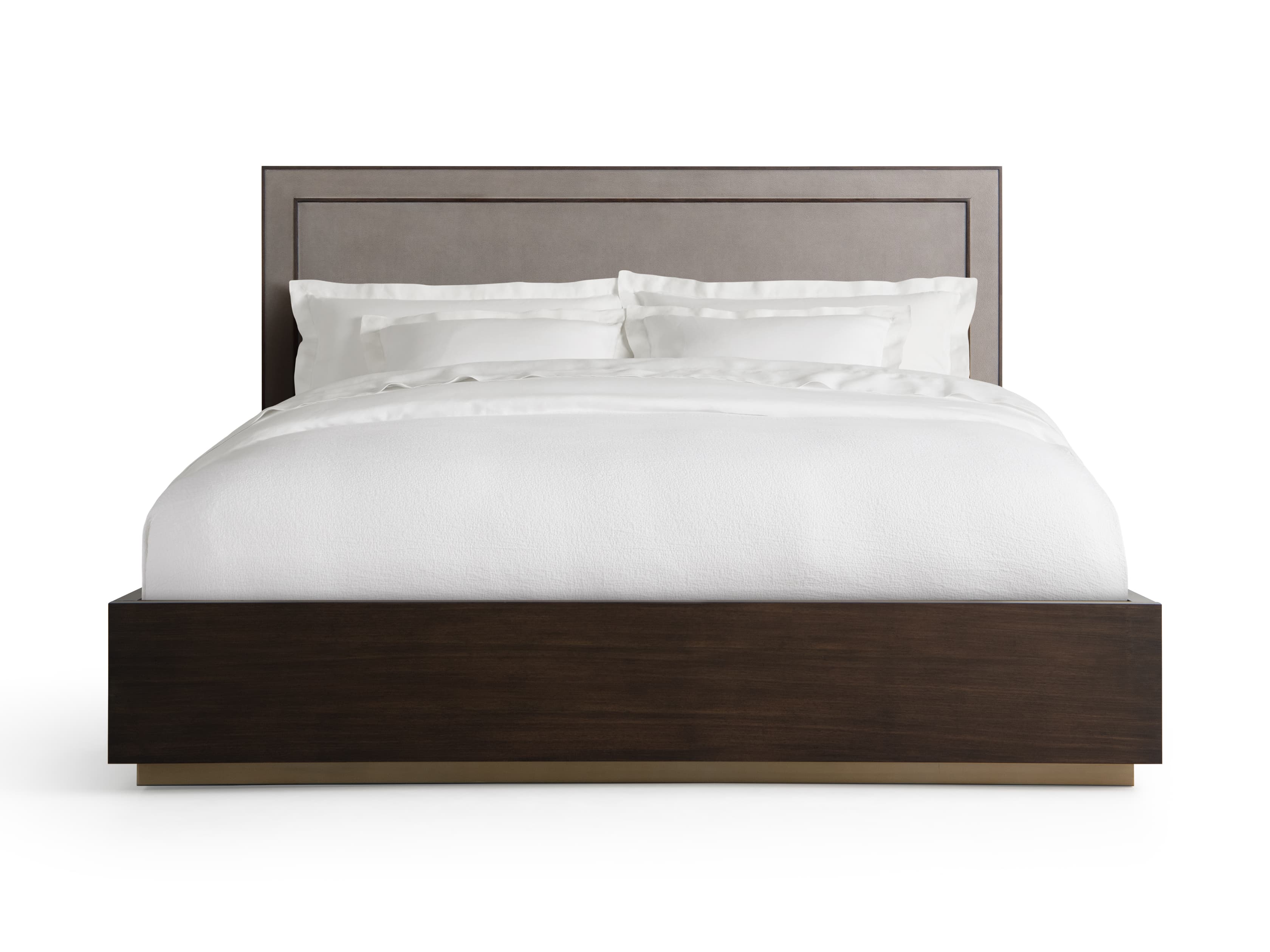 Malone Plinth Bed in Sparrow