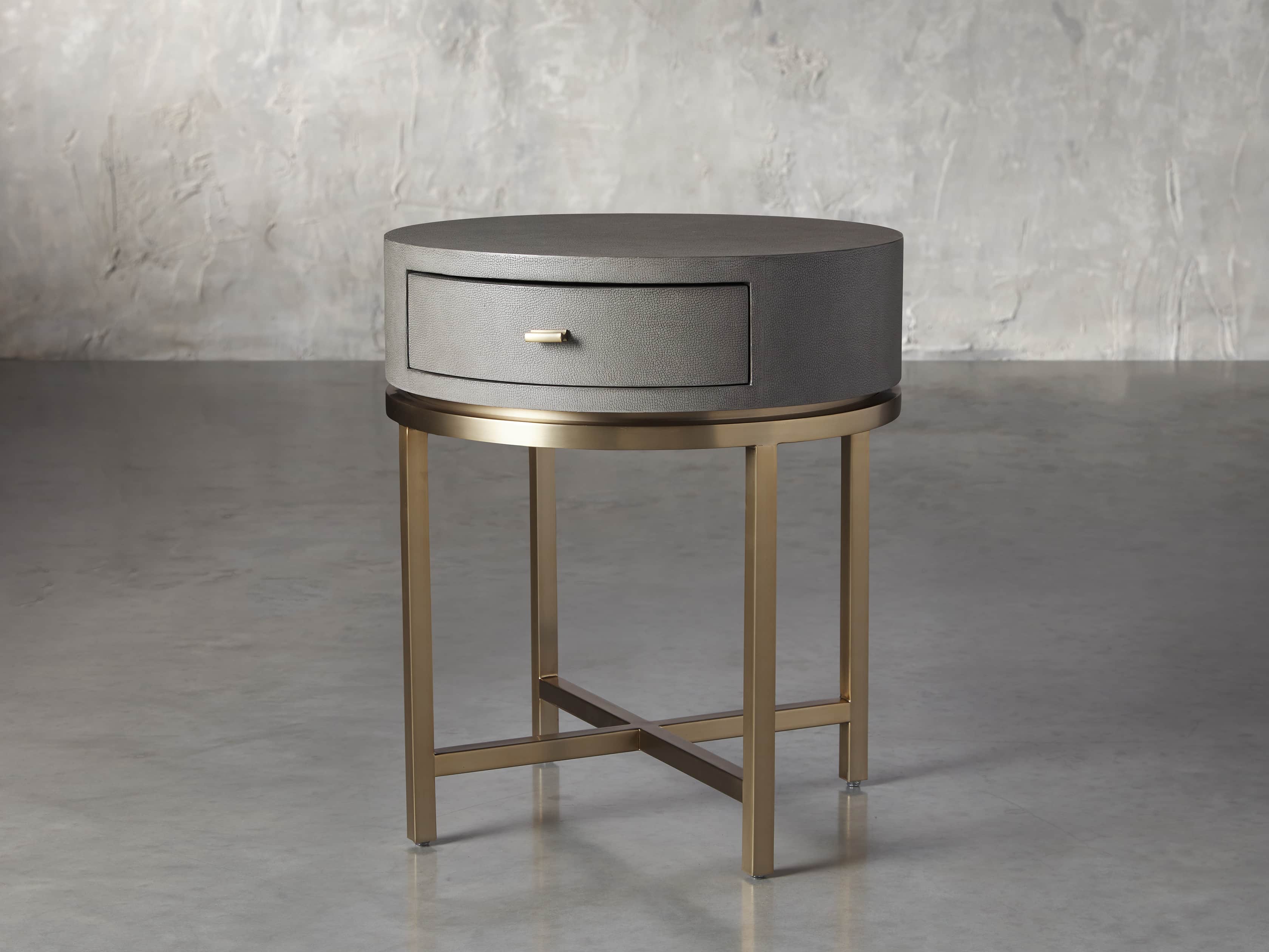 Malone Round Nightstand Arhaus