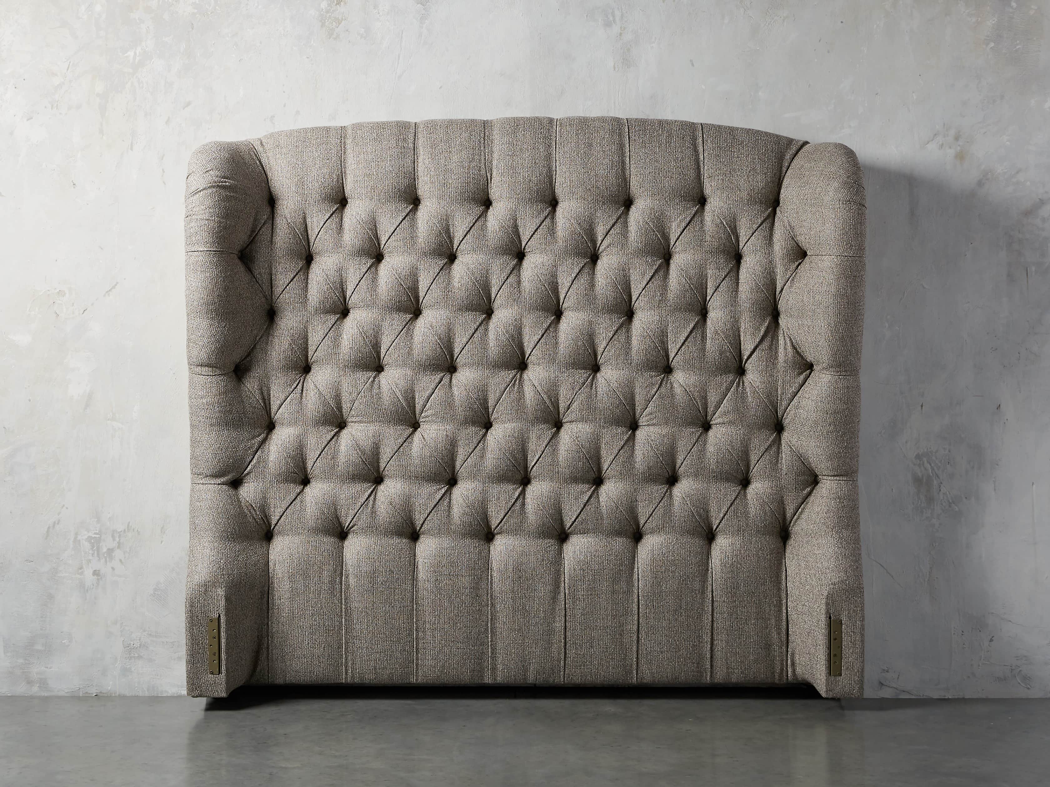Mariah Upholstered 64" Tufted King Headboard