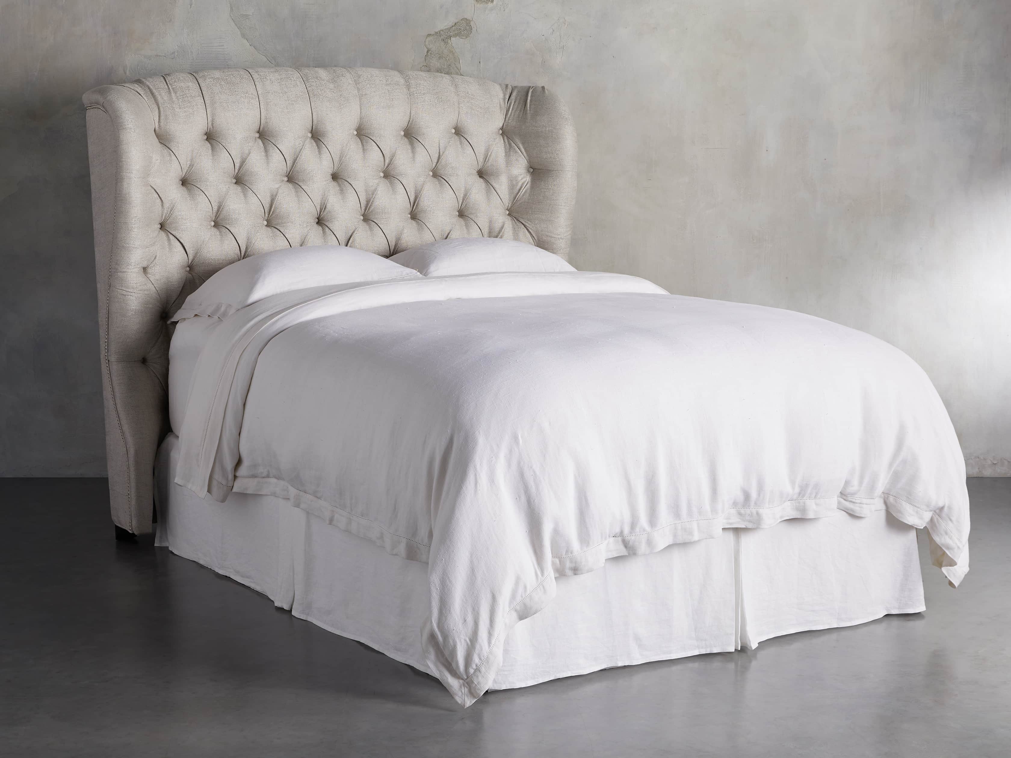 Mariah 64" Upholstered Tufted King Headboard with Metal Frame, slide 1 of 5