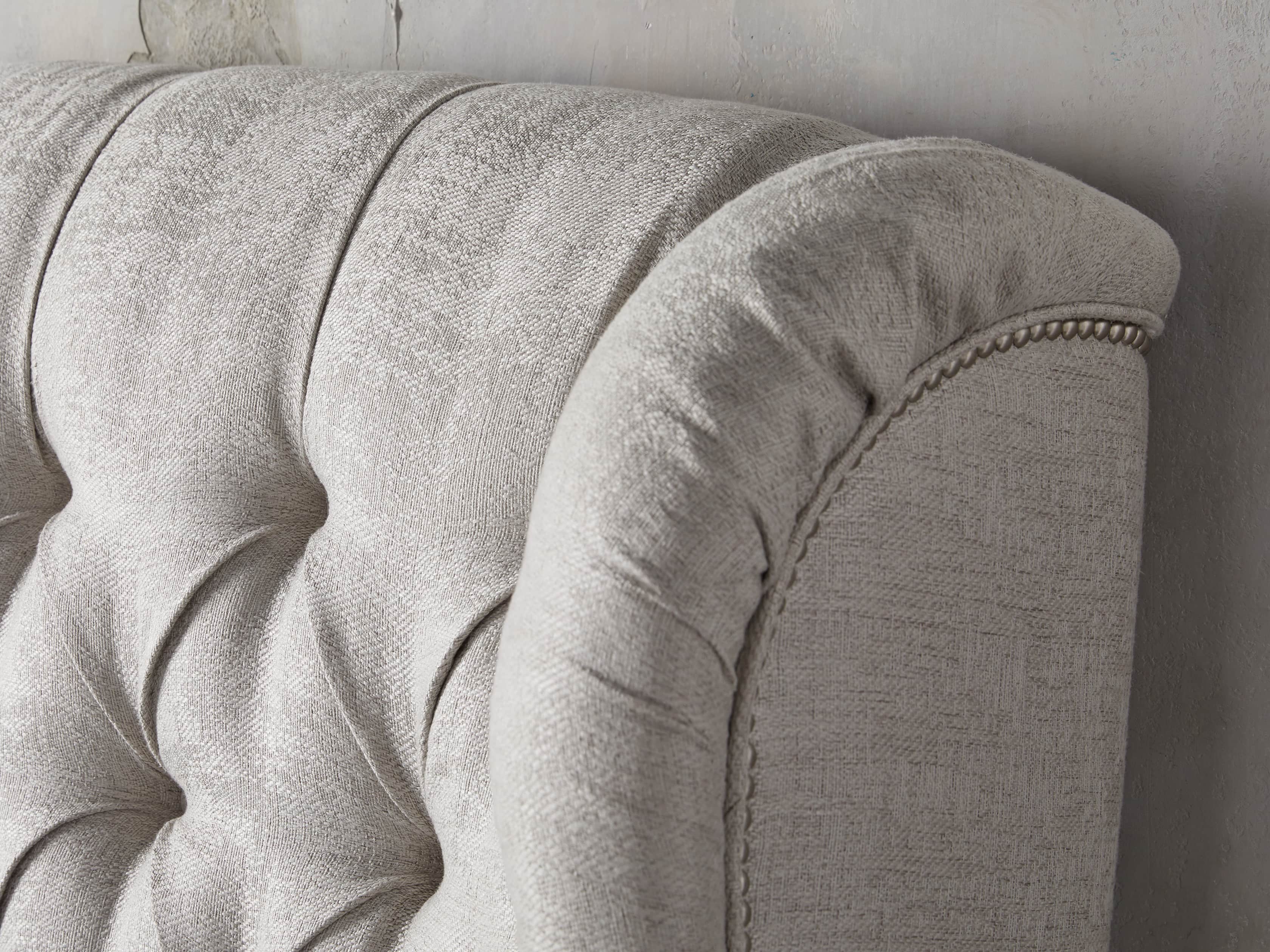 Mariah 64" Upholstered Tufted King Headboard with Metal Frame, slide 3 of 5