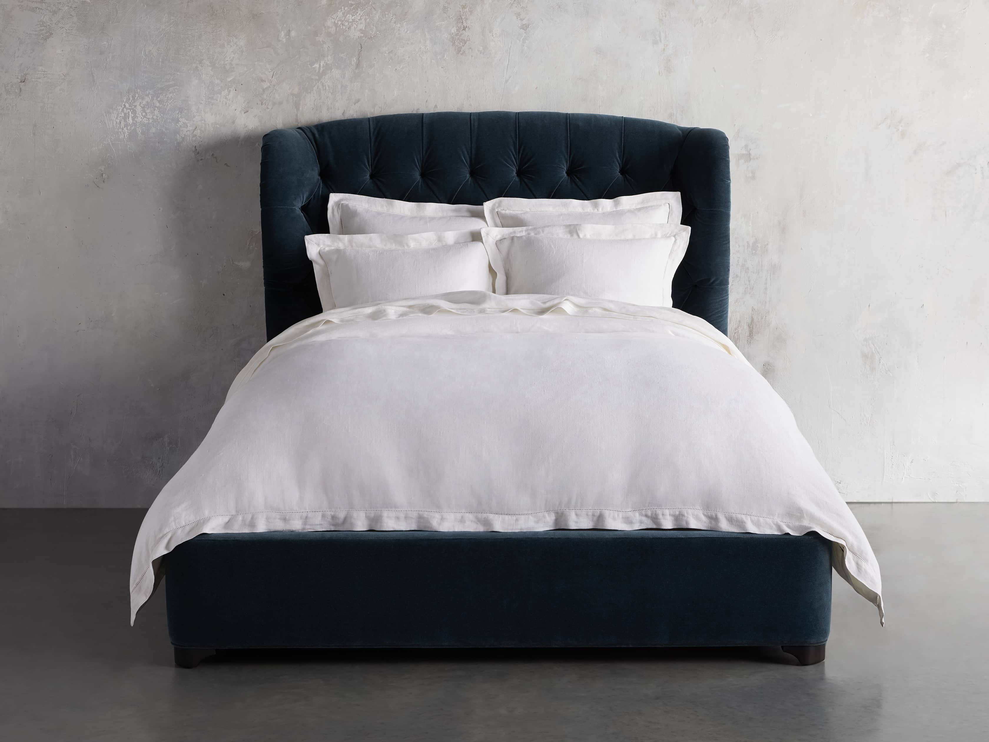 Mariah 64" Upholstered Tufted Queen Bed, slide 3 of 7