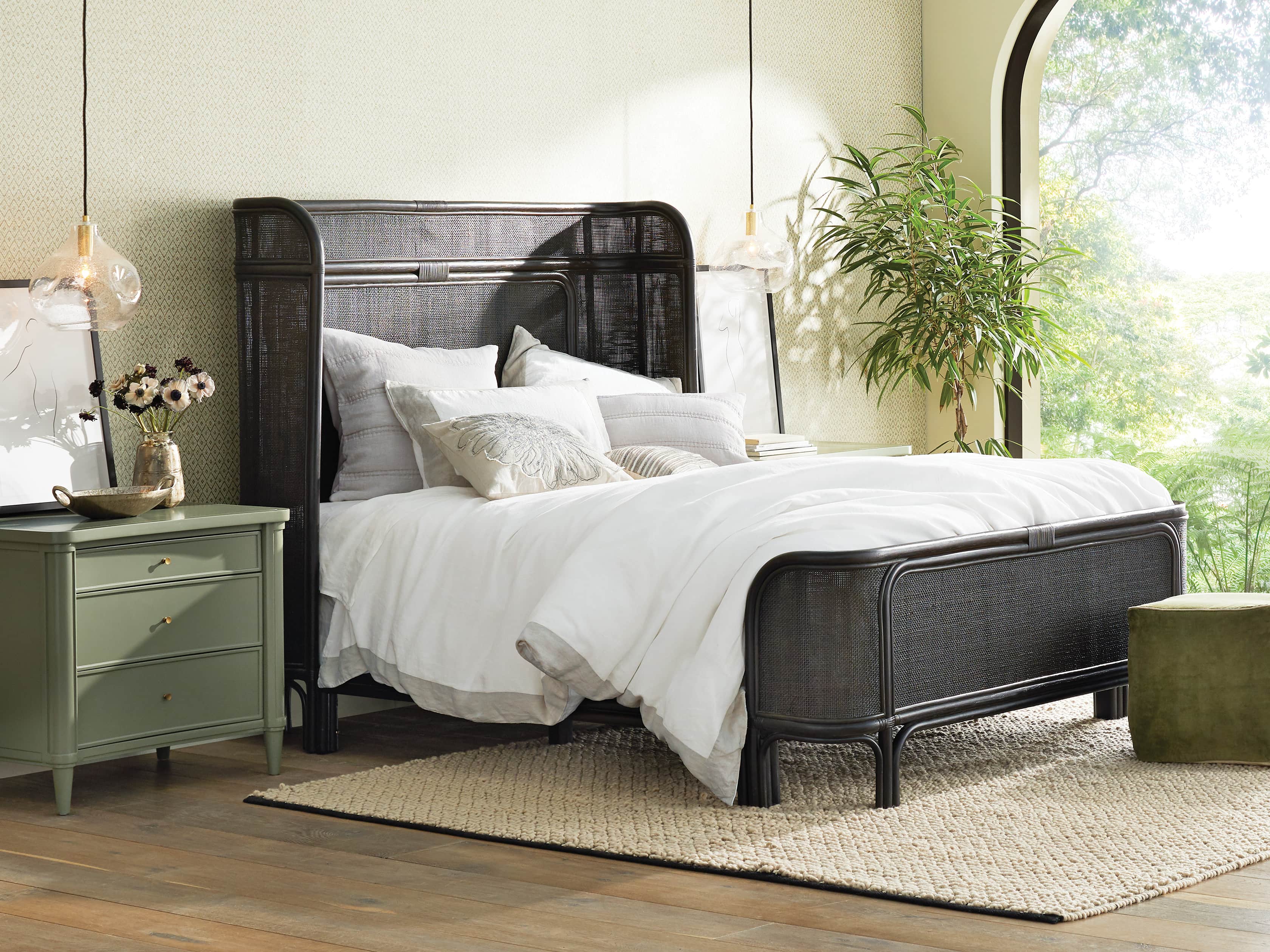 Maya Queen Bed in Dark, slide 1 of 6